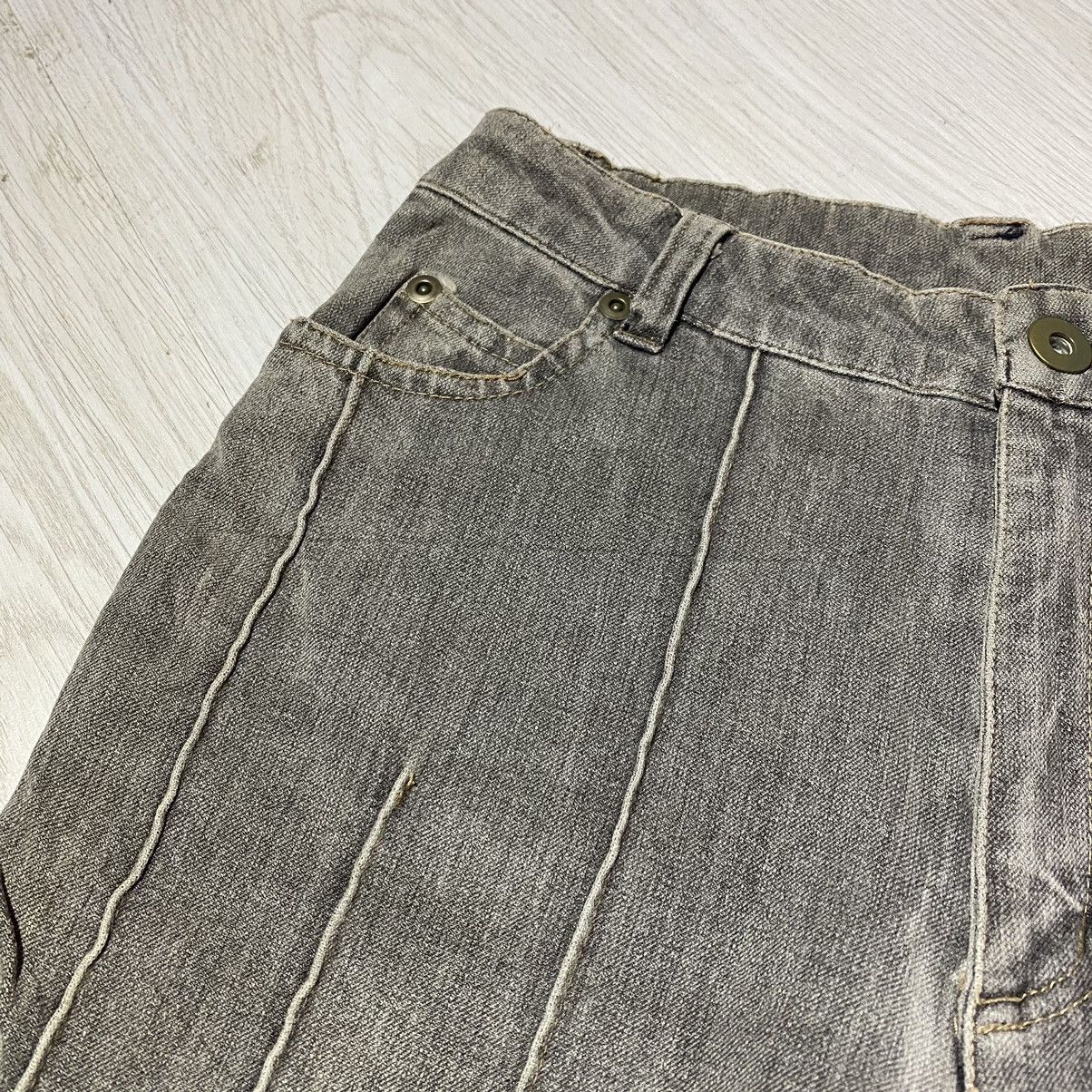If Six Was Nine × Le Grande Bleu (L.G.B.) Fontana Grande Vertical Hagi Flared Pants Size 27" / US 4 / IT 40 - 6 Thumbnail