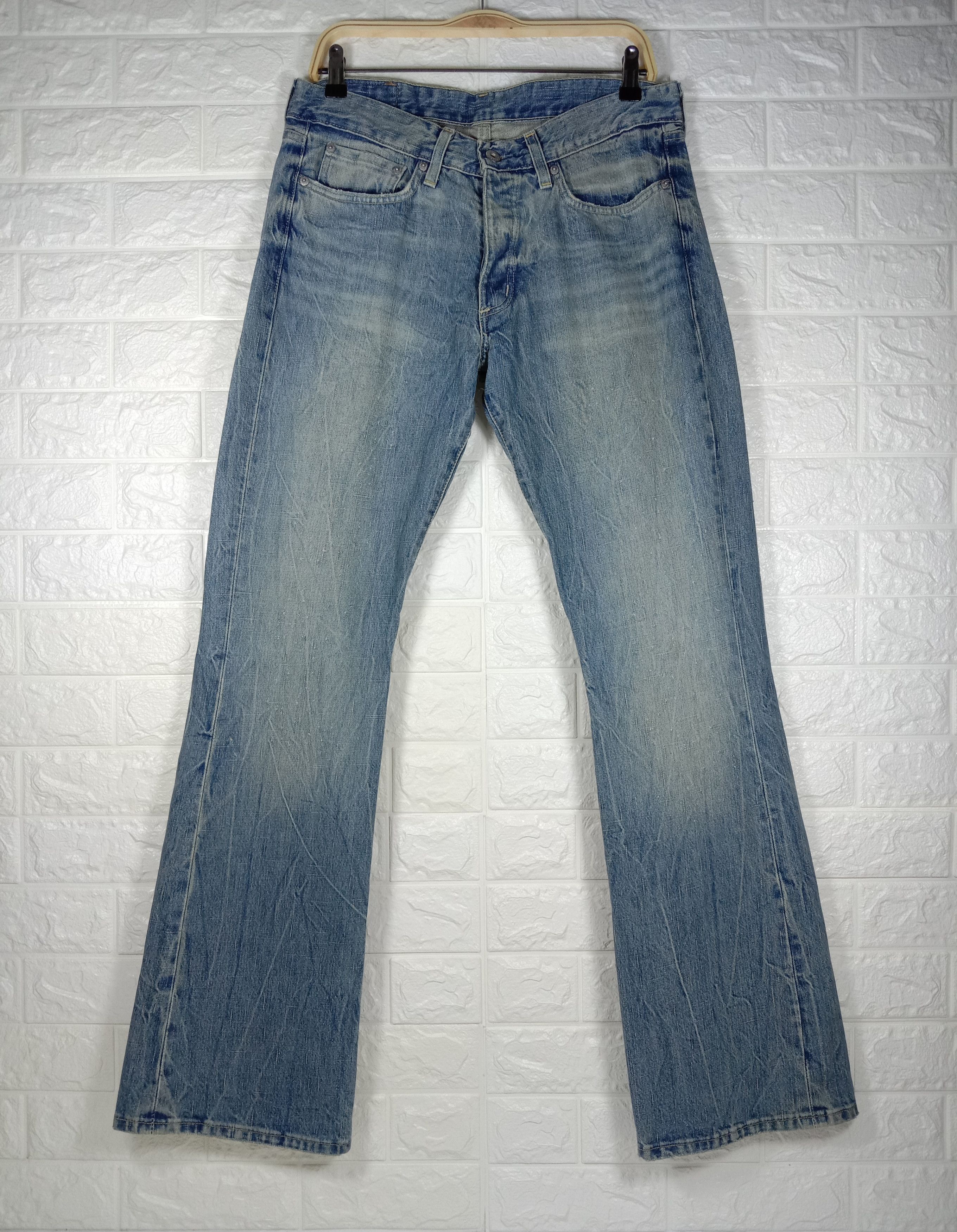G-Star Vintage G Star Raw Faded Blue Flare Jeans Bell Bottom Denim Size US 32 / EU 48 - 1 Thumbnail
