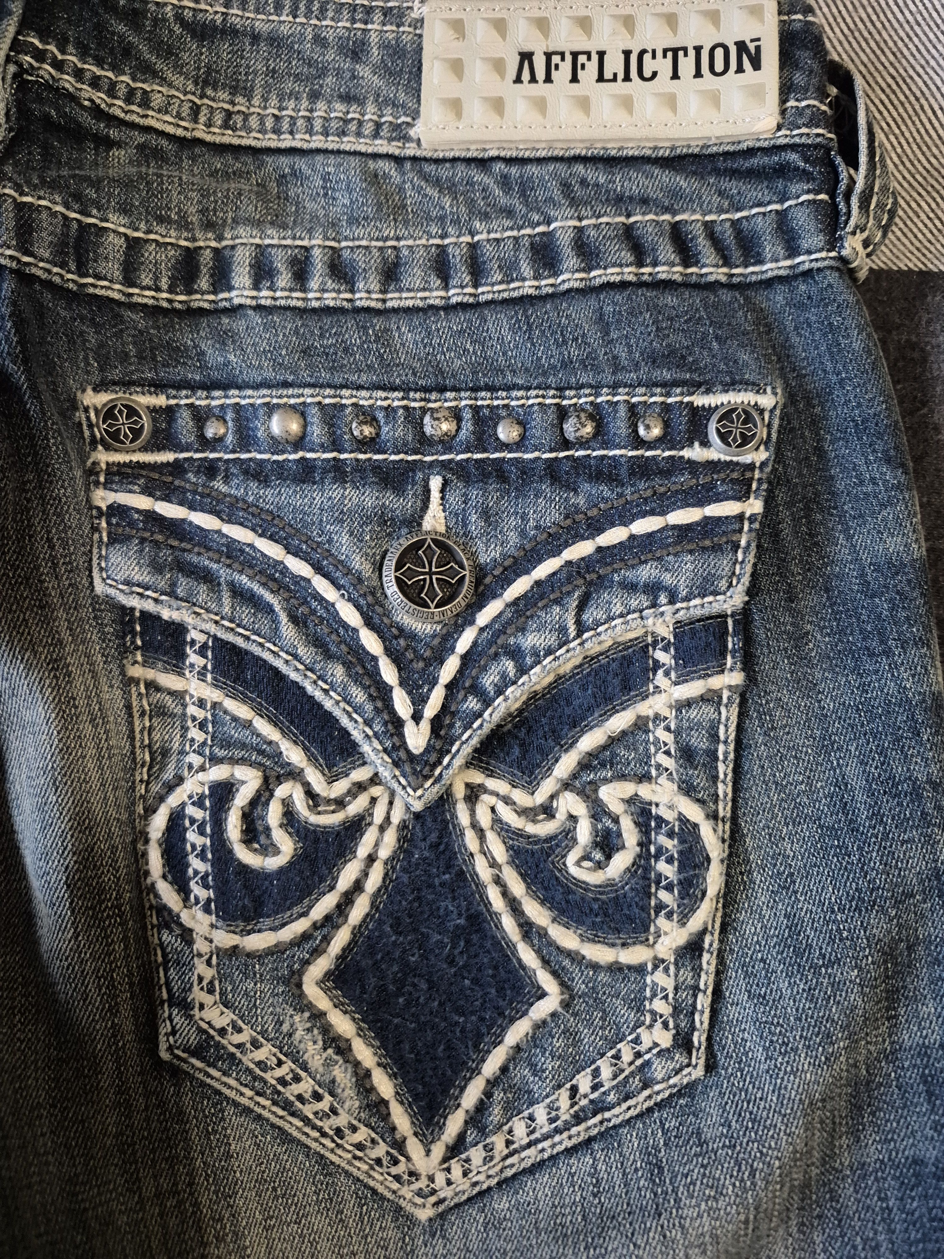 Affliction Jade cathedral fleur calico Size 28" / US 6 / IT 42 - 3 Thumbnail