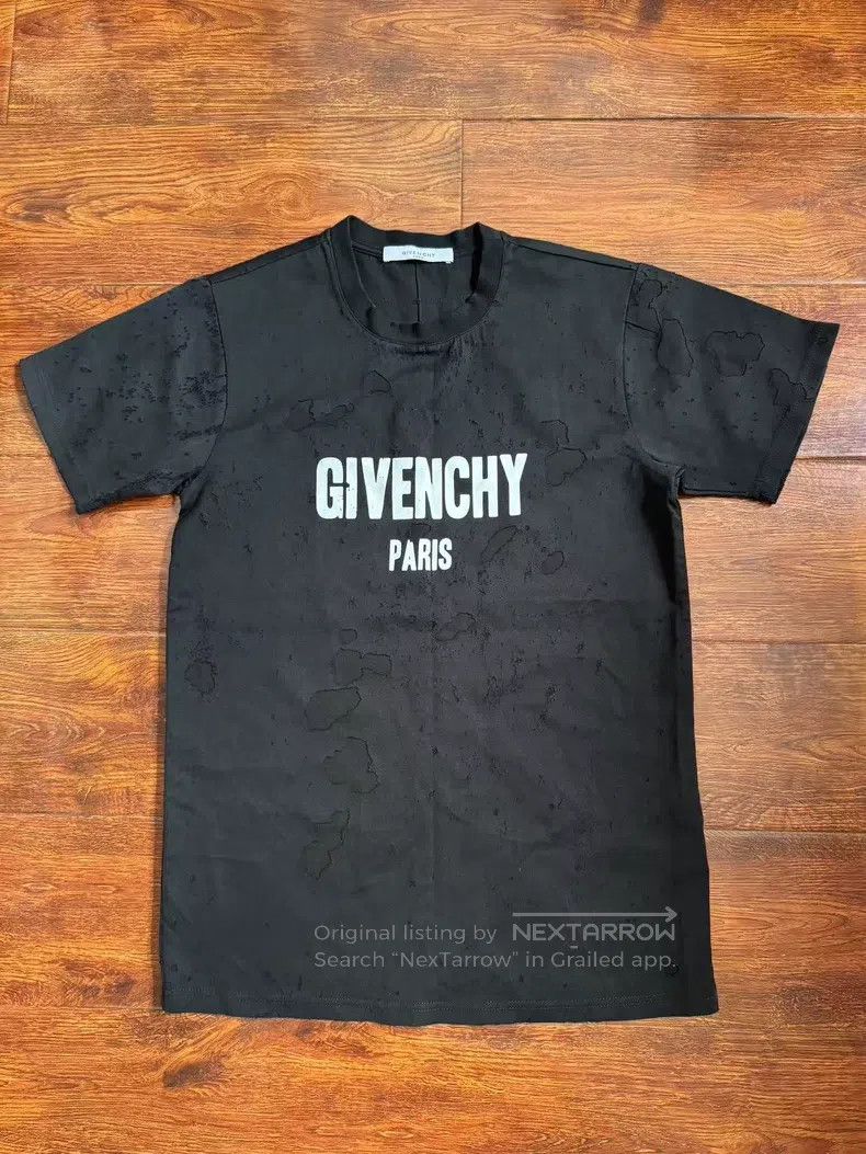 Givenchy Ripped T-Shirt XXS Size Classic Black