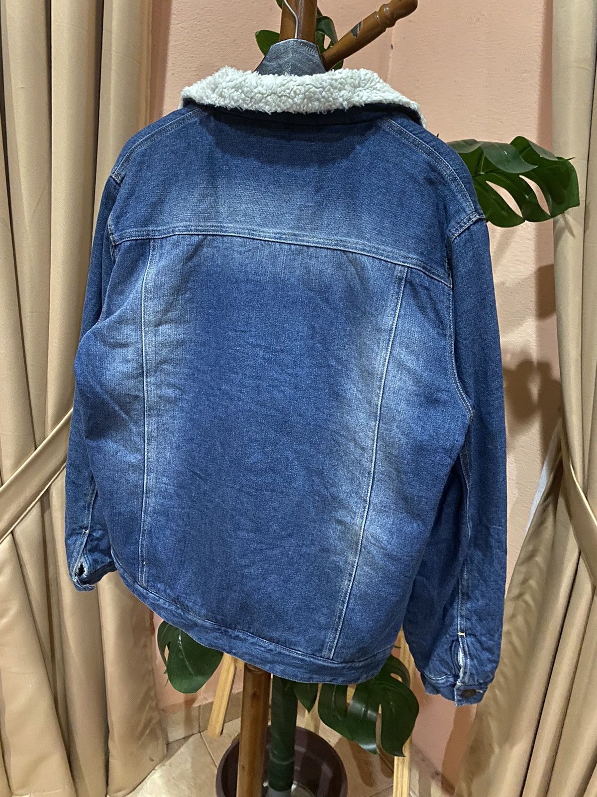Restoration VINTAGE RESTORATION DENIM FUR LINING JACKET Size XL / US 12-14 / IT 48-50 - 13 Thumbnail