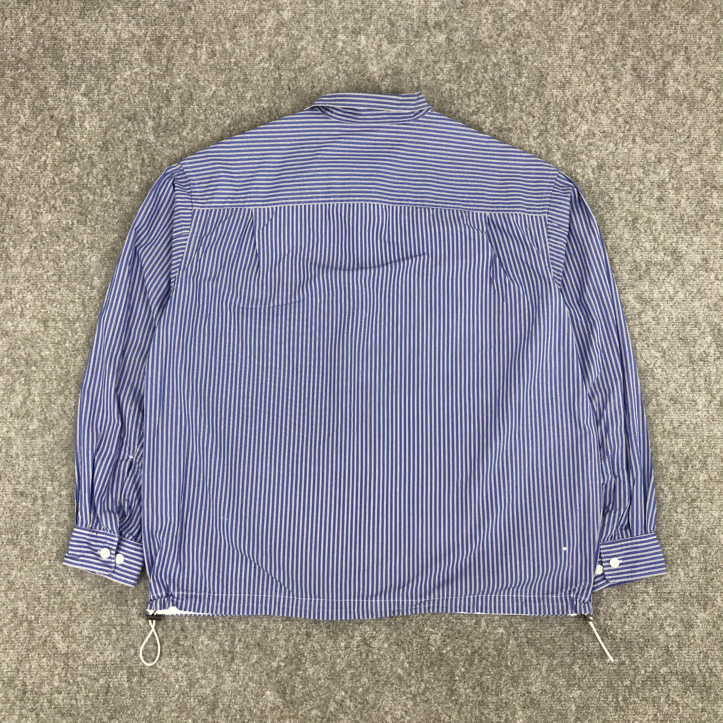 Japanese Brand × Jil Sander × Uniqlo JIL SANDER X UNIQLO STRIPED UP BUTTON JACKET Size US L / EU 52-54 / 3 - 2 Thumbnail