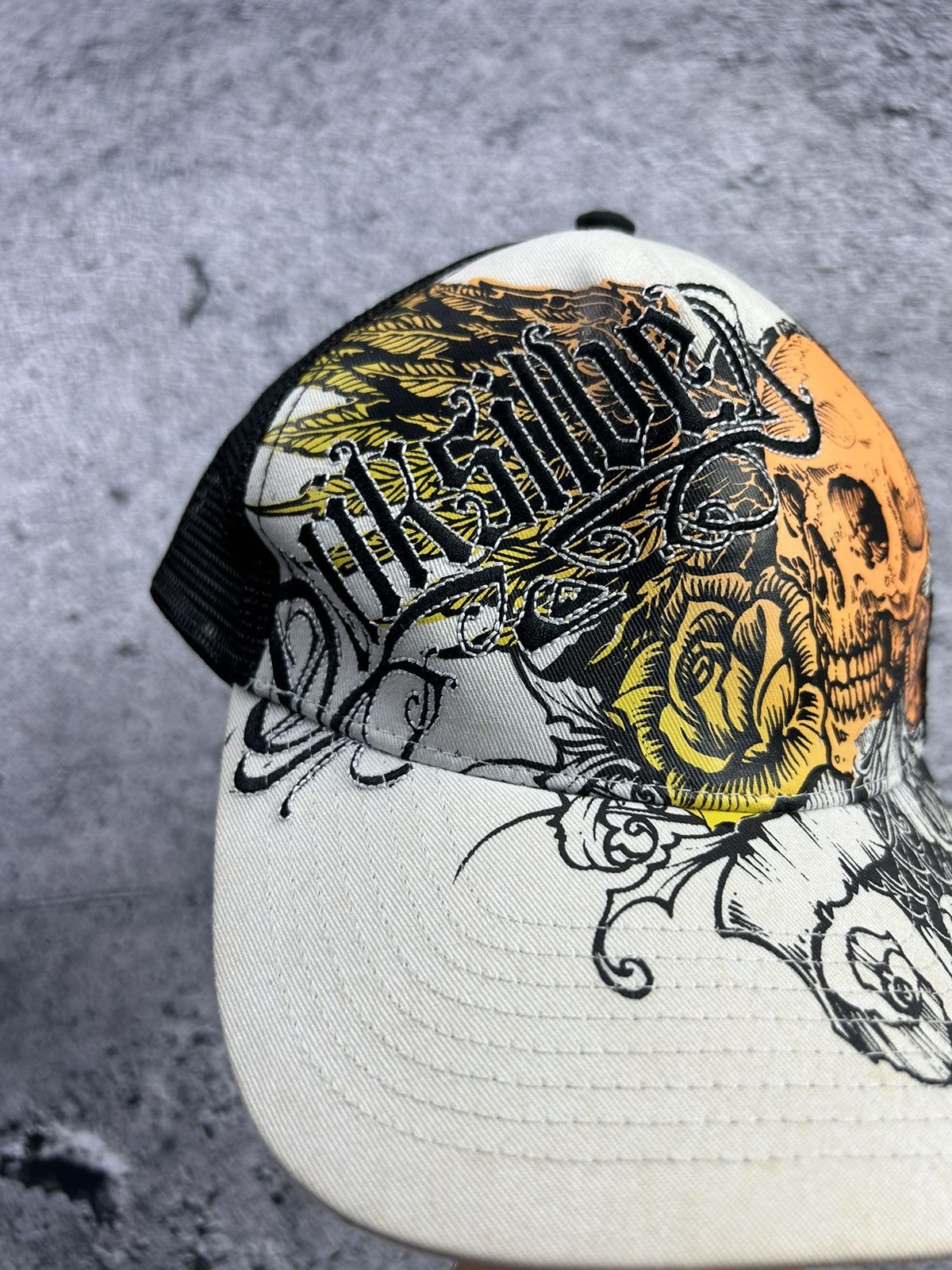 Affliction × Quiksilver Quiksilver cap hats affliction style boxy retro 90s 00s Size ONE SIZE - 4 Thumbnail