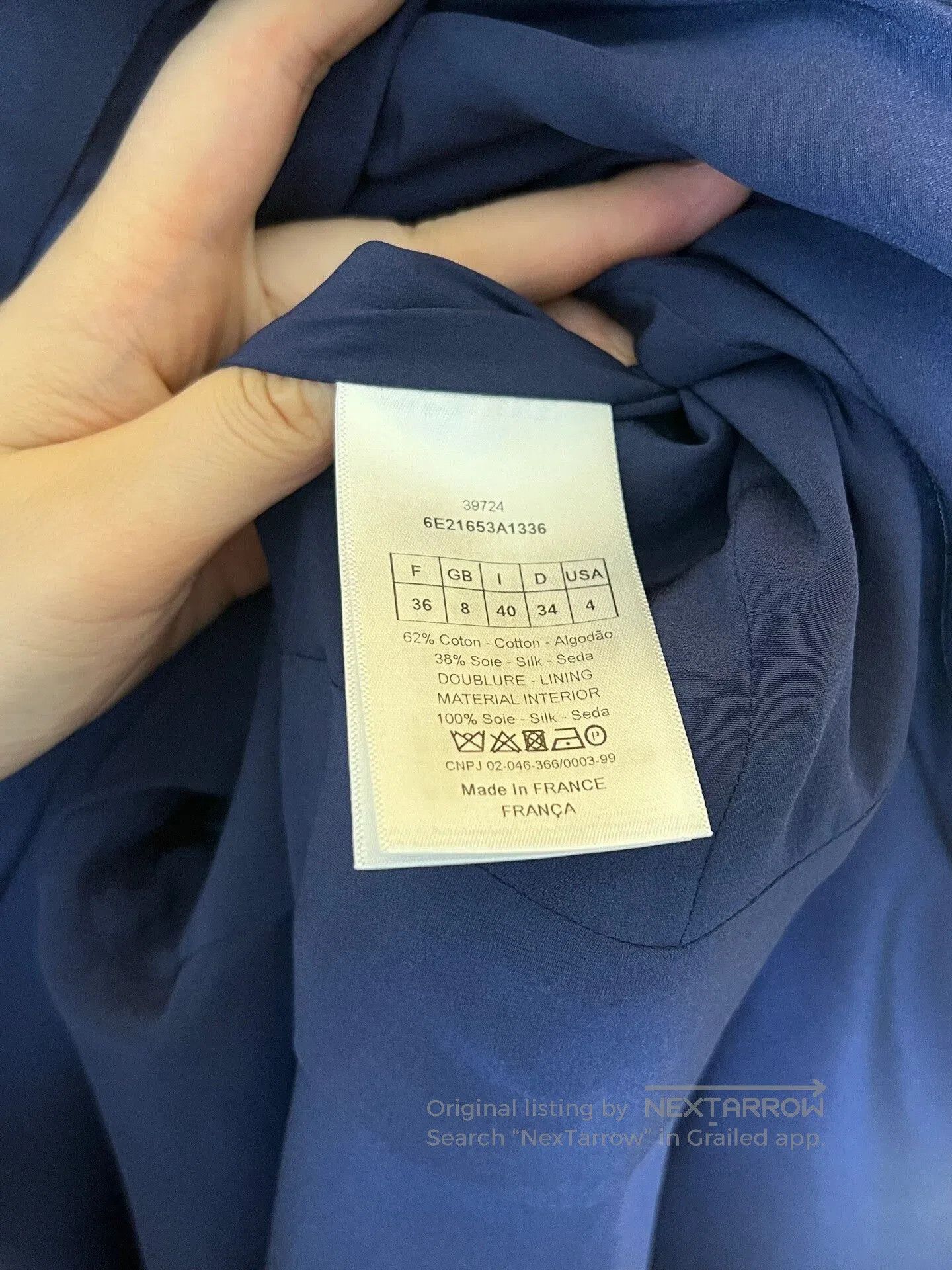 Dior Dior Blue Sleeveless Dress. Size XS / US 0-2 / IT 36-38 - 3 Thumbnail