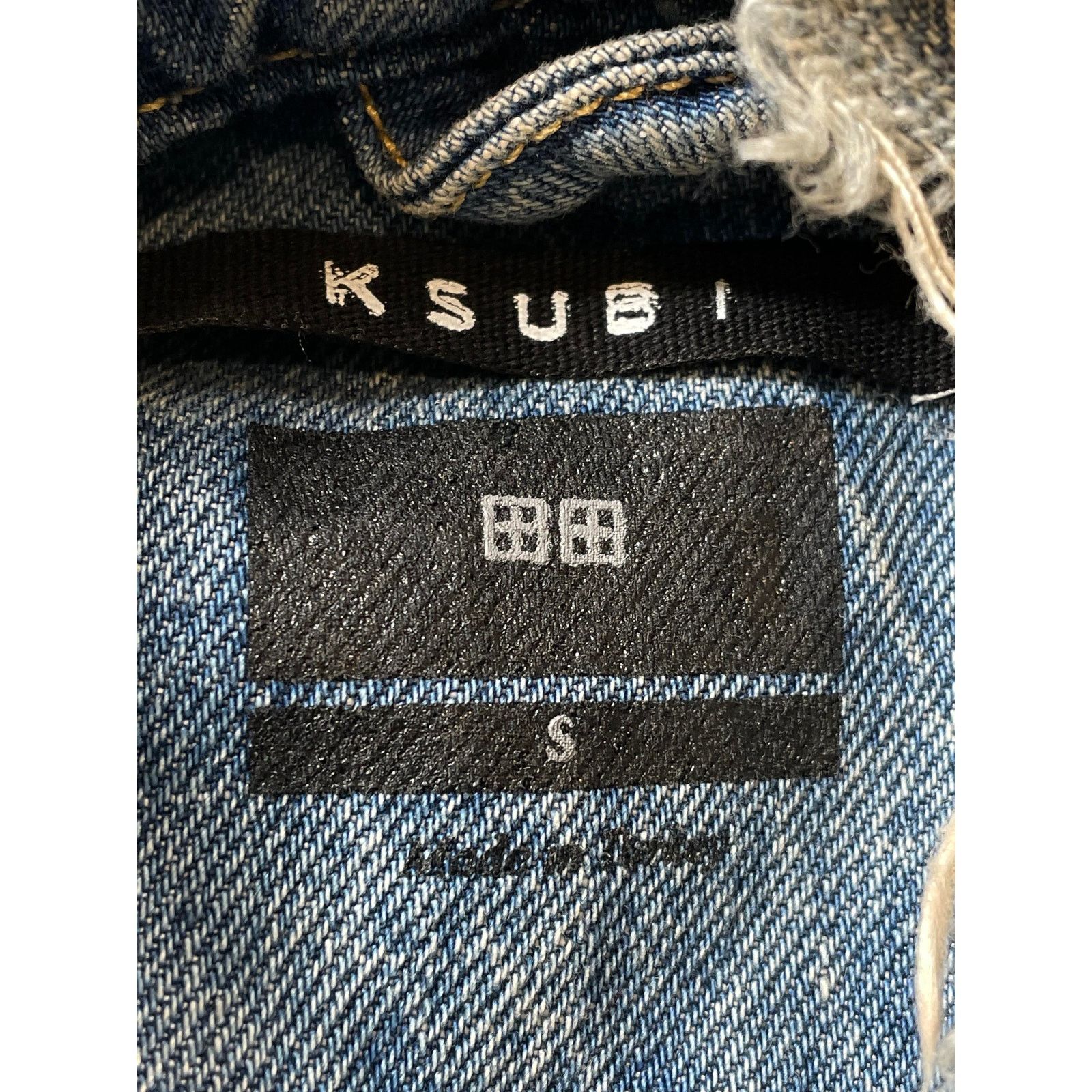 Ksubi Ksubi Distressed Denim Jacket Size US S / EU 44-46 / 1 - 5 Thumbnail