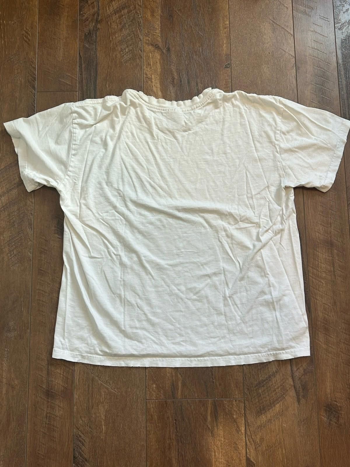 Nike Vintage 90s Nike Just Do It Boxy T Shirt White Boxy 21x24 Size US L / EU 52-54 / 3 - 4 Thumbnail
