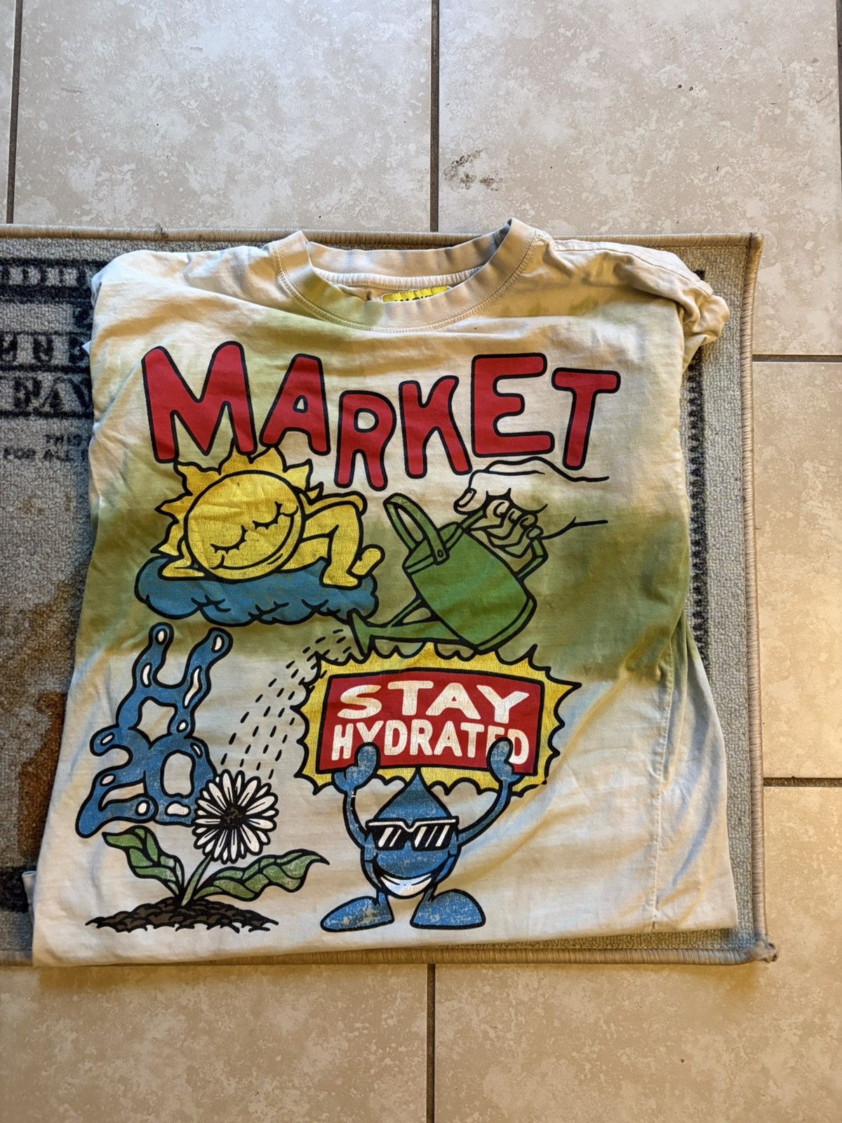 Other Beige Market Tee Size US L / EU 52-54 / 3 - 2 Thumbnail