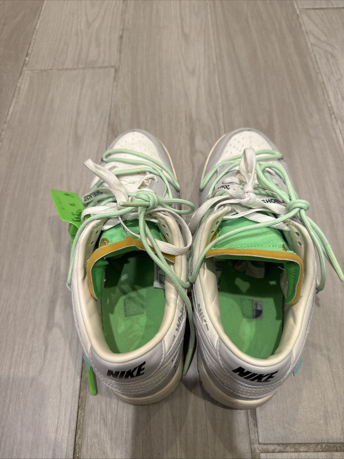 Nike × Off-White Nike Off White Dunk Low lot 7 of 50 Size US 10 / EU 43 - 3 Thumbnail