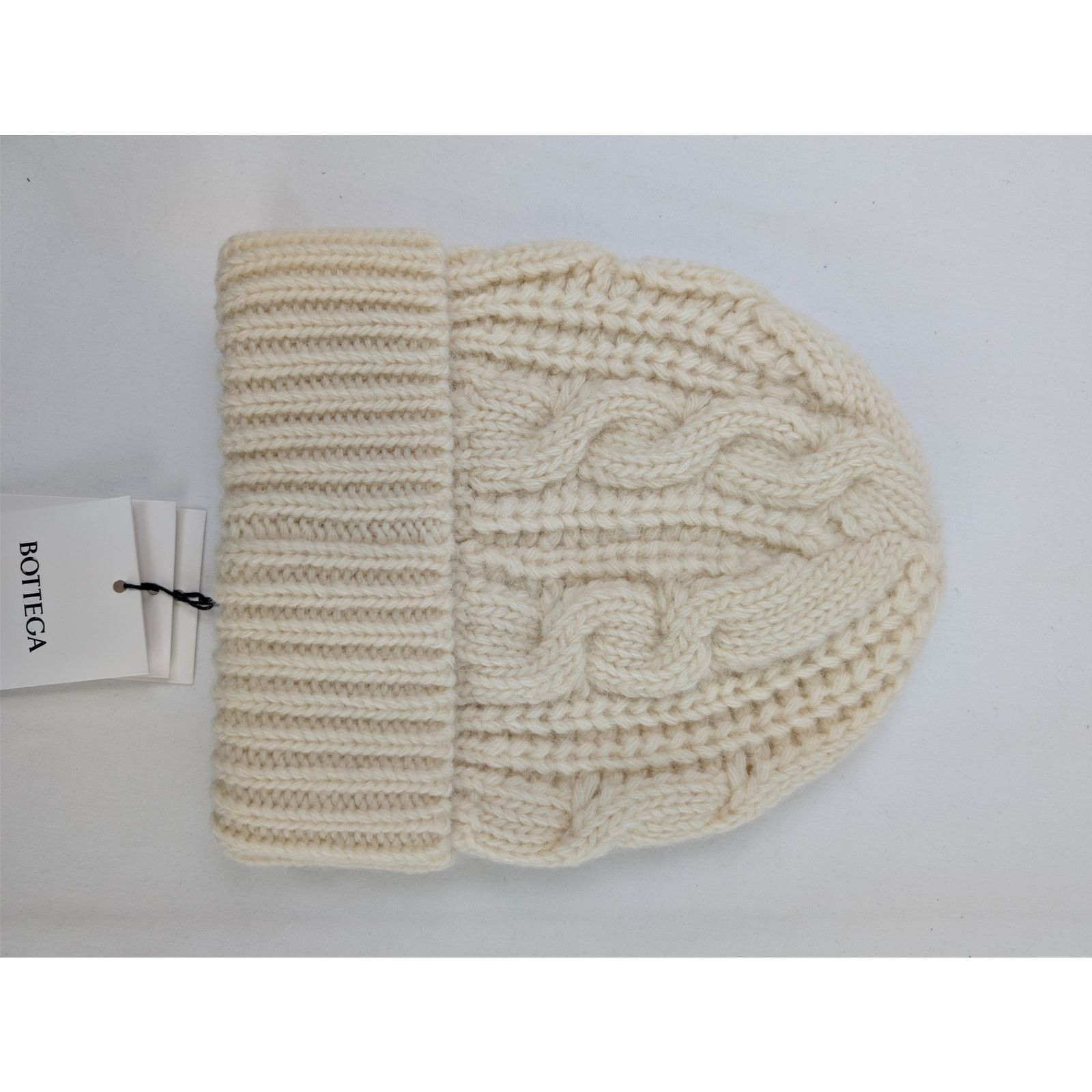 Bottega Veneta o1rshd1 Size: S / HW Chunky Wool Cable Knit Beanie Cap / Hat Size ONE SIZE - 4 Thumbnail