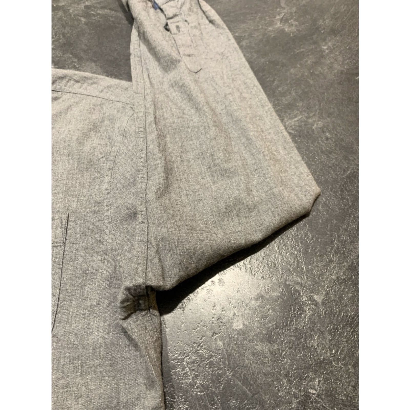 johnnie-O johnnie-O Men's Medium Gray Long Sleeve Button Up Shirt Size US M / EU 48-50 / 2 - 2 Thumbnail