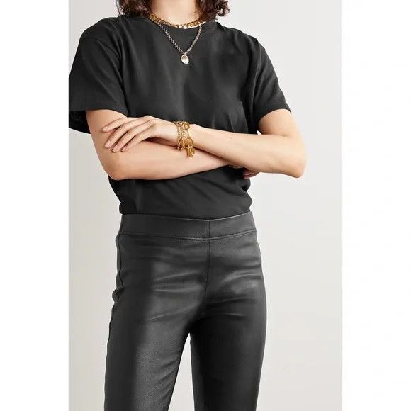 JOSEPH Stretch-leather leggings