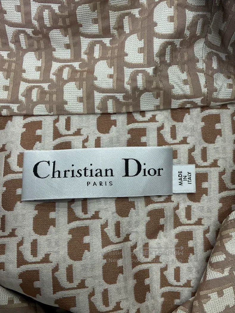 Dior Dior old flower full logo printed hooded windbreaker jacke Size S / US 4 / IT 40 - 4 Thumbnail