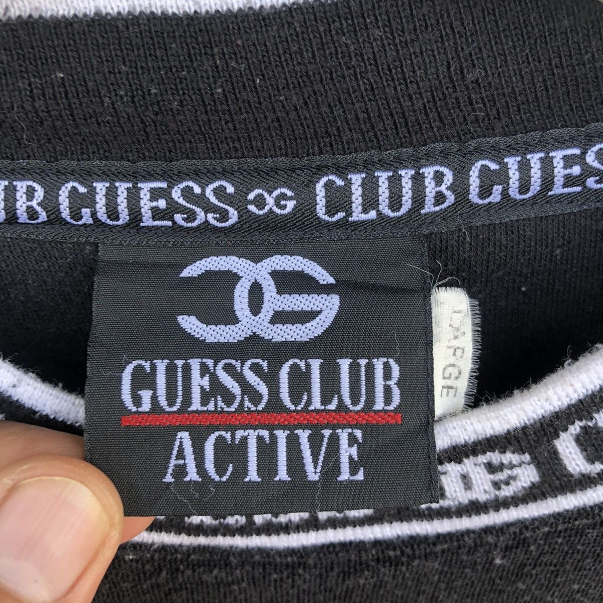 Vintage Vintage Guess Club Bootleg Pullover Sweatshirt Size US L / EU 52-54 / 3 - 5 Thumbnail