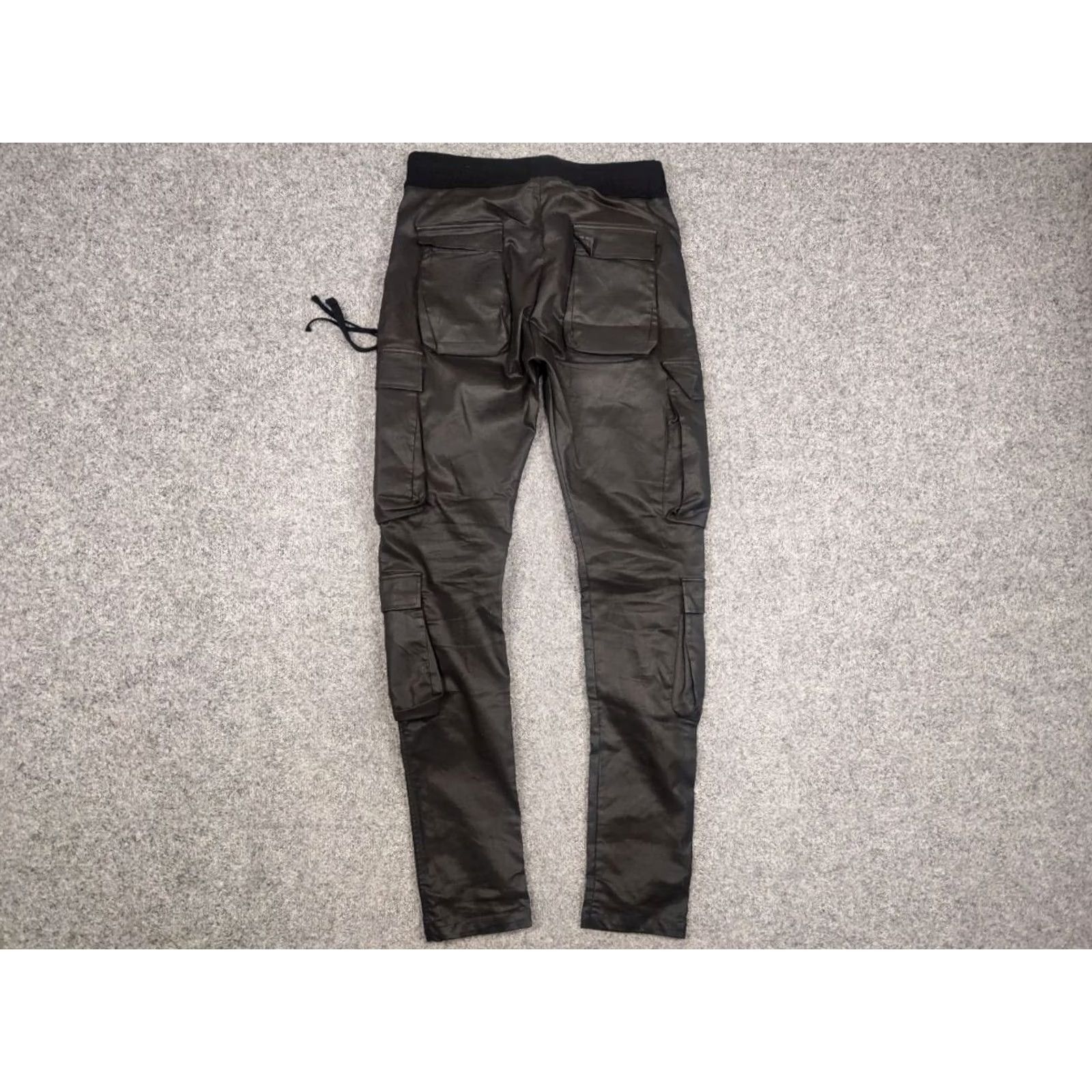 Vagabond Vagabond Black Slim Cargo Pants Rick Owens Style Mens Regular Size US 33 - 6 Thumbnail