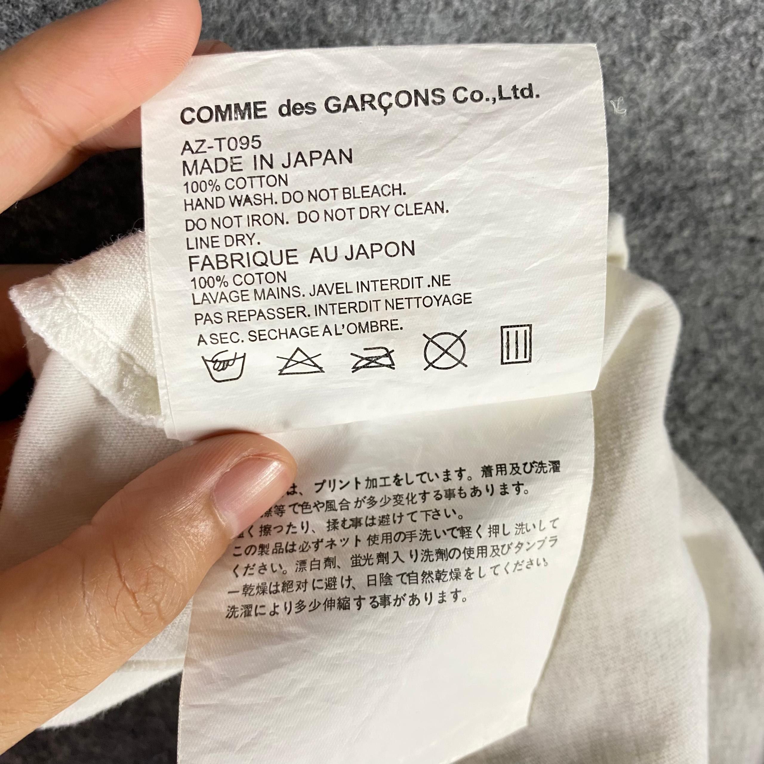 Comme des Garcons Vintage Comme Des Garcons x Bathing Ape Tshirt Size US M / EU 48-50 / 2 - 8 Thumbnail
