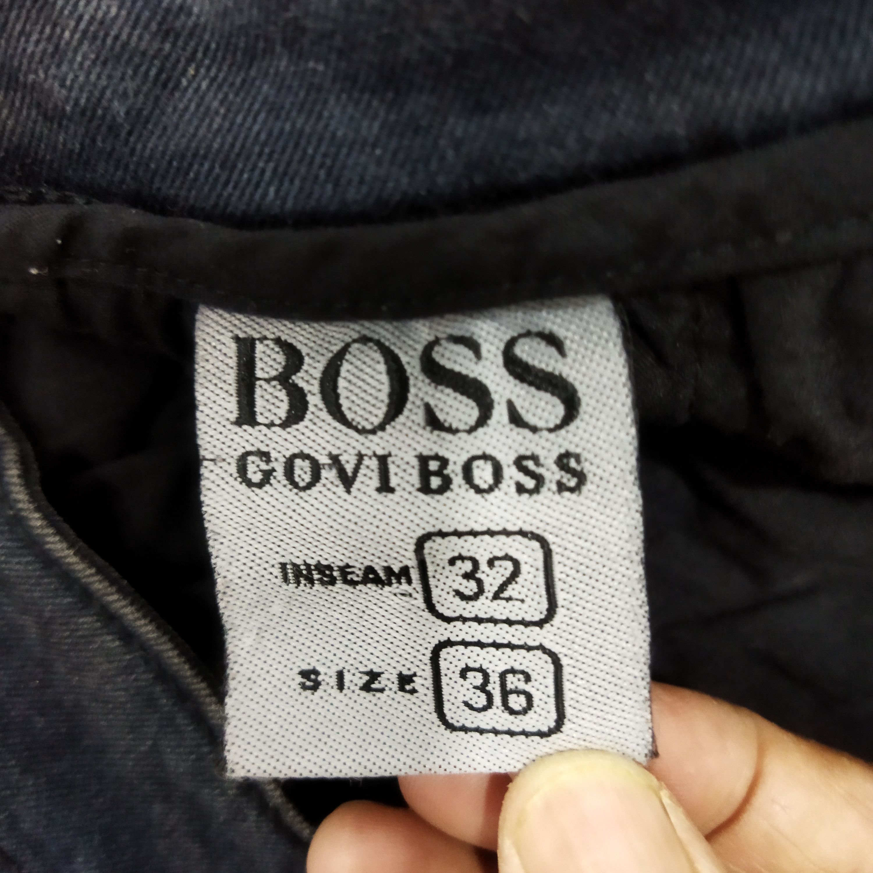 Japanese Brand BOSS FADED DARK BLUE JEANS PANTS Size US 36 / EU 52 - 11 Thumbnail
