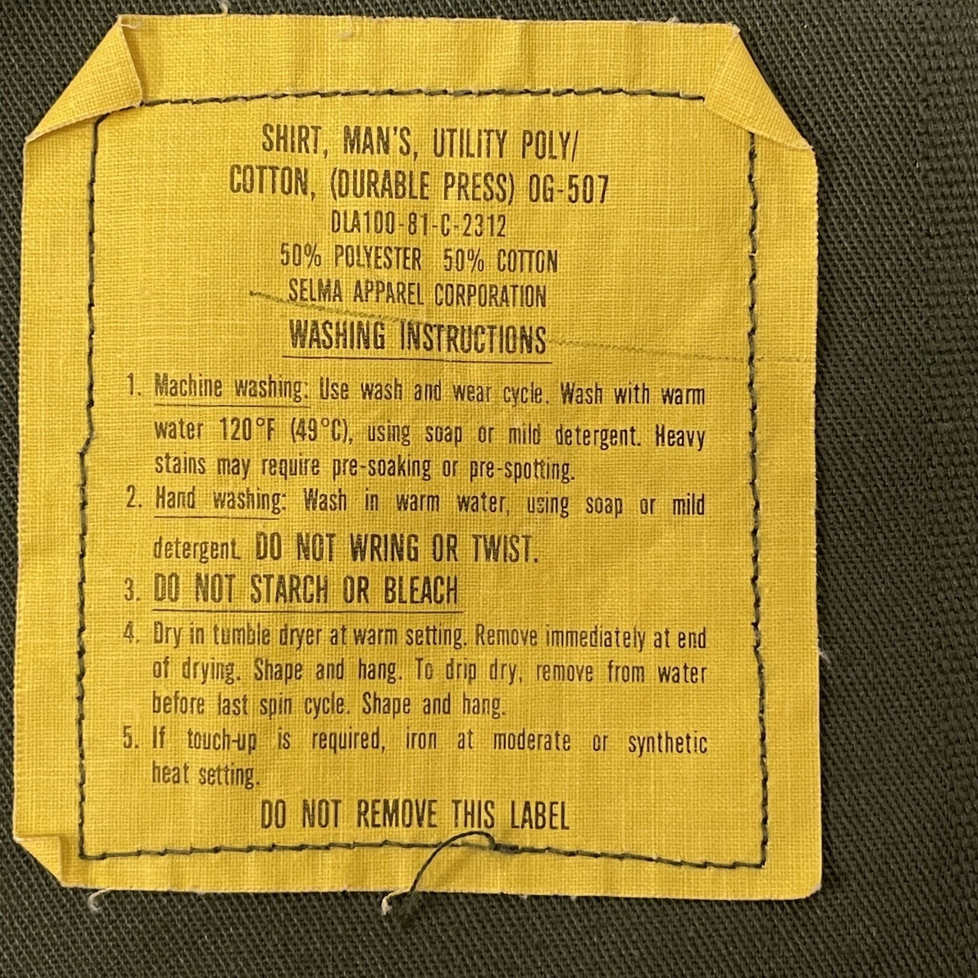 Other Vtg Selma TACTICAL AIR Command US Air Force Military Shirt Size US XL / EU 56 / 4 - 6 Thumbnail