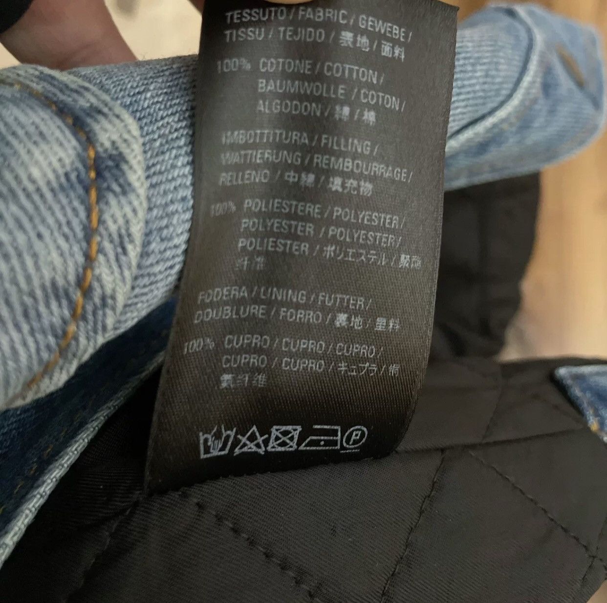 Balenciaga BALENCIAGA Design Denim Cotton Jacket 2412-Nextarrow Size US M / EU 48-50 / 2 - 9 Thumbnail