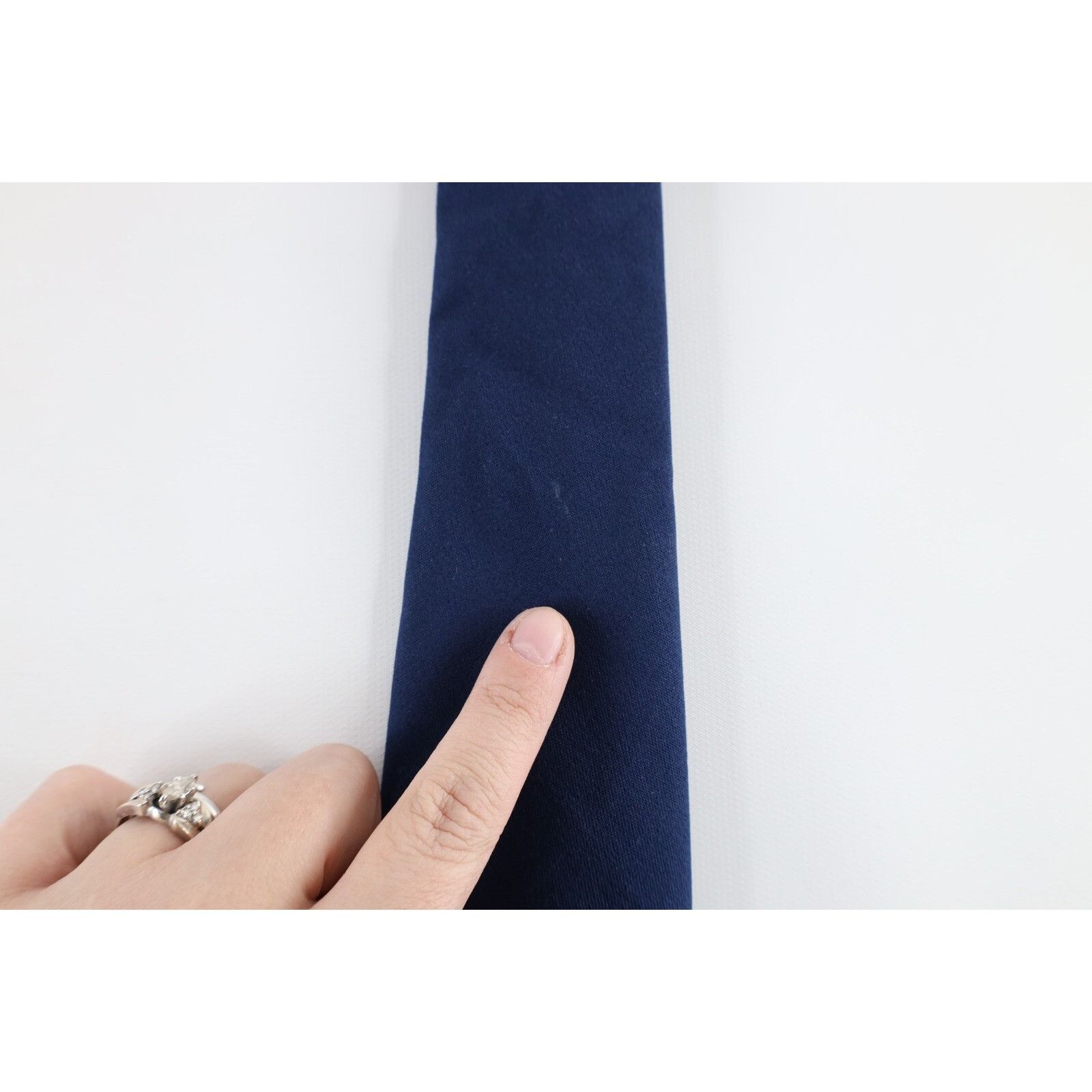 Vintage Viintage 60s 70s Mid Century Modern MCM Blank Neck Tie Dress Size ONE SIZE - 5 Thumbnail