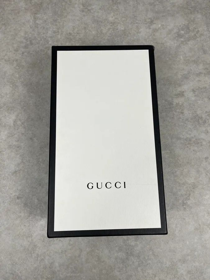 Gucci Gucci Black Signature Leather Loaffers Size US 13 / EU 46 - 11 Thumbnail
