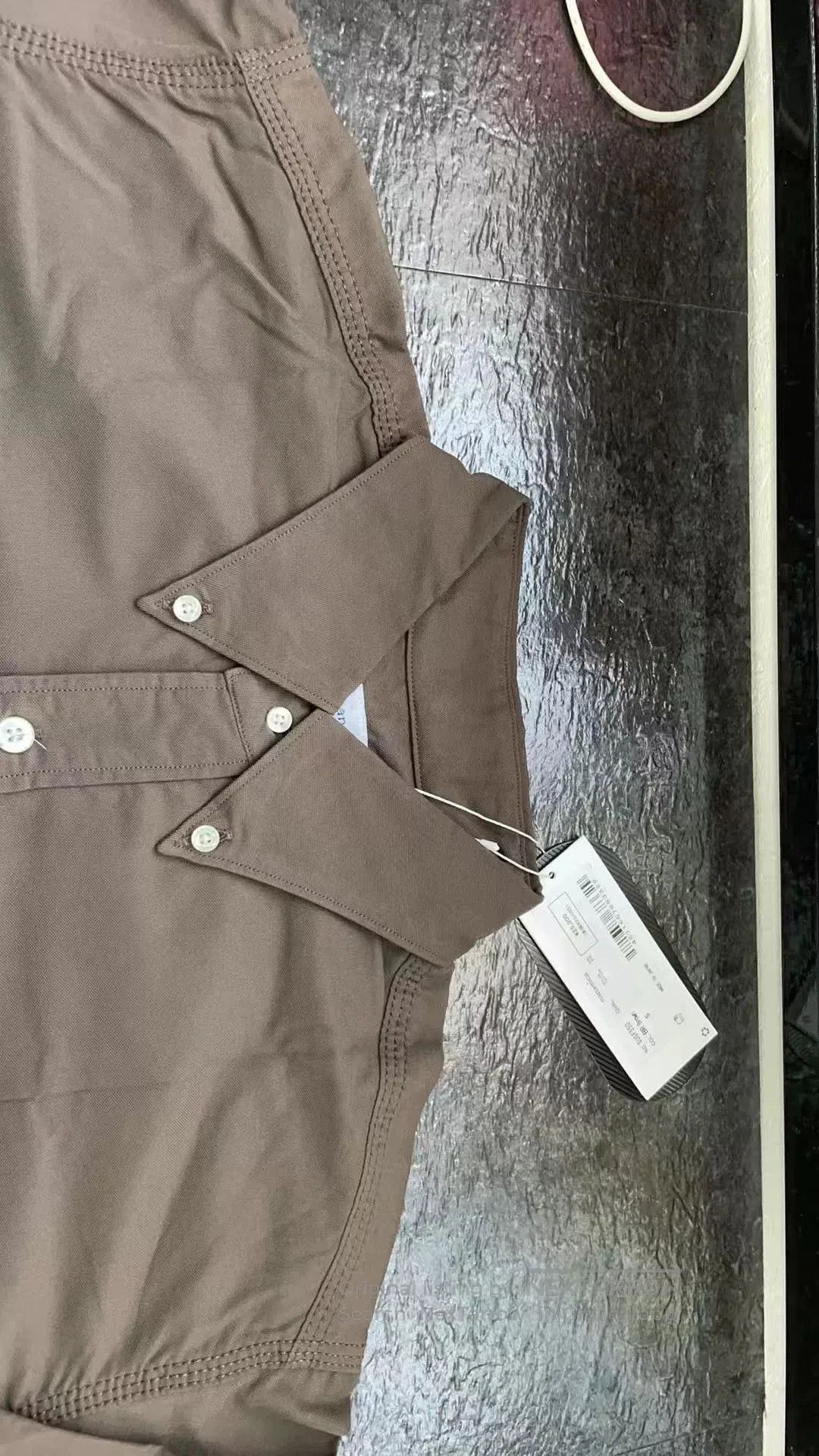 Nanamica Nanamica Classic Shirt in Brown Nylon Blend. Size US S / EU 44-46 / 1 - 7 Thumbnail