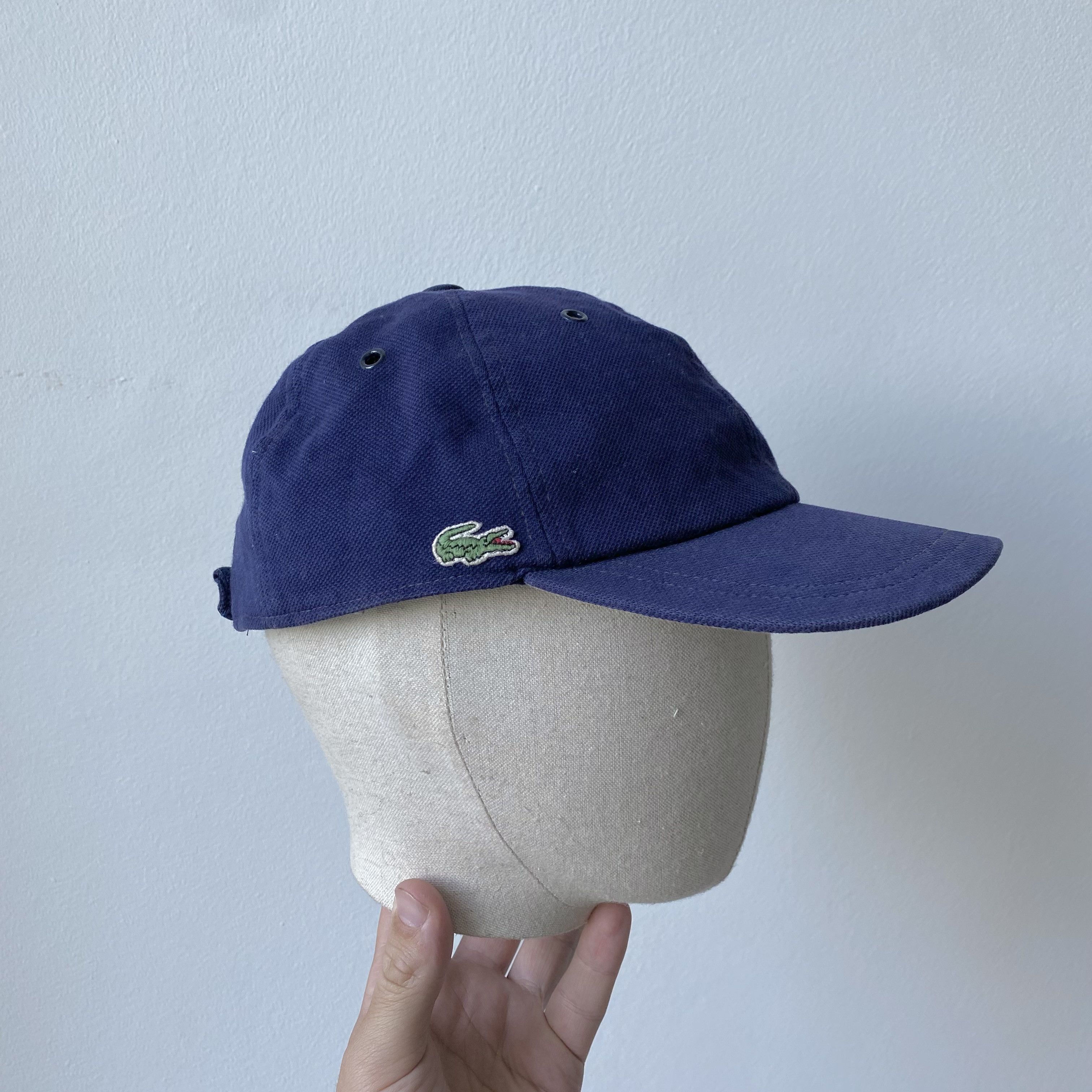 Lacoste Vintage 90s Lacoste distressed Cap Hat Size ONE SIZE - 1 Thumbnail
