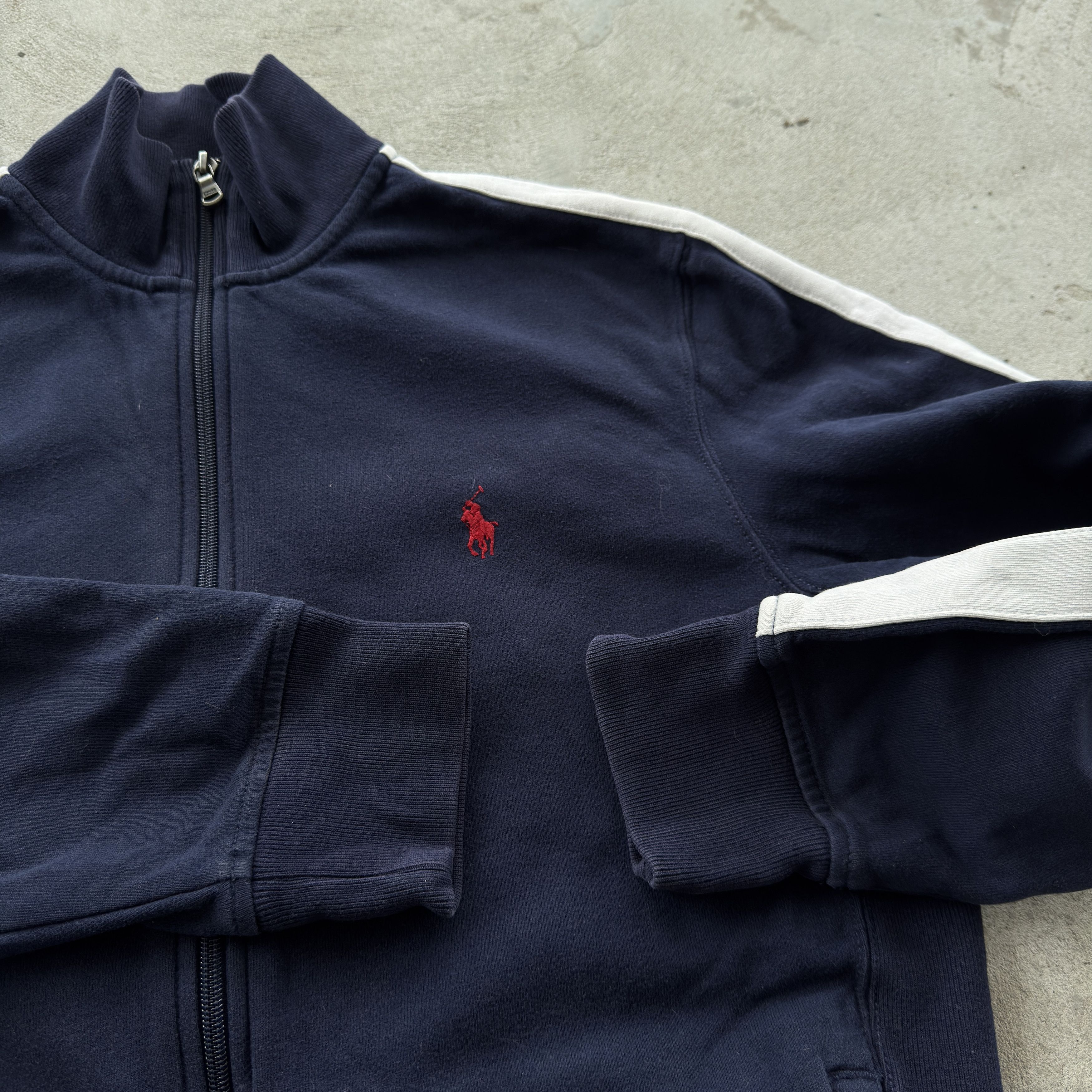 Polo Ralph Lauren Polo Ralph Lauren Track Jacket Full Zip Side Stripe Pony Size US M / EU 48-50 / 2 - 4 Thumbnail