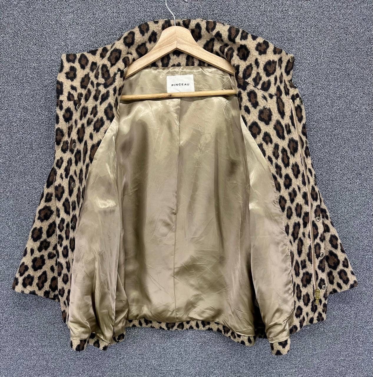 Japanese Brand Vintage Pinceau Leopard Style Wool Jacket Size M / US 6-8 / IT 42-44 - 6 Thumbnail