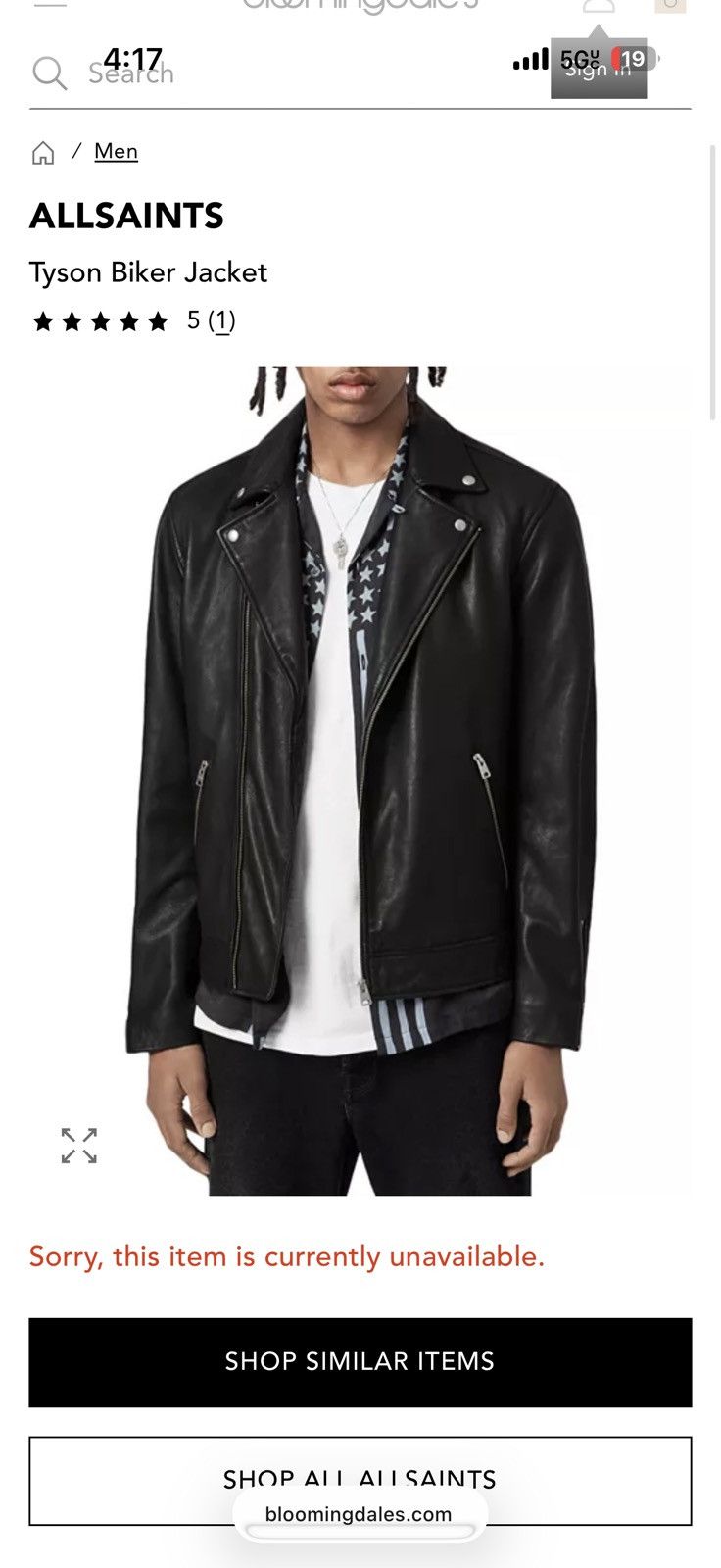 Allsaints Allsaints Tyson Leather Jacket Size US M / EU 48-50 / 2 - 1 Thumbnail