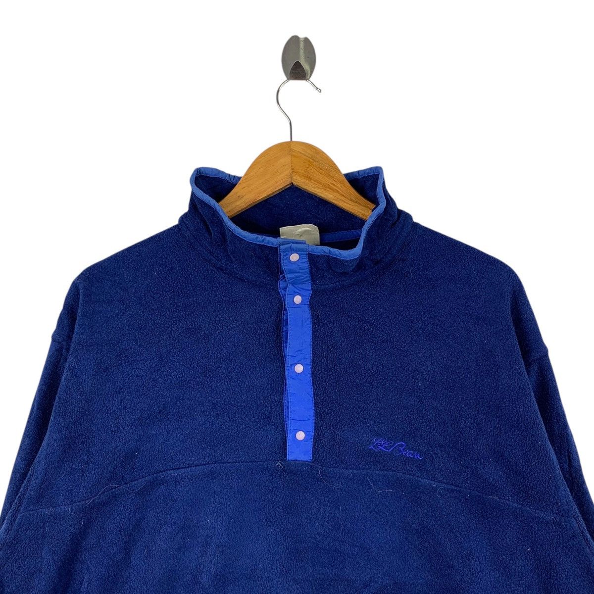L.L. Bean Vintage L.L.BEAN Outdoor Sportswear Half Button Sweatshirt Size US XXL / EU 58 / 5 - 3 Thumbnail