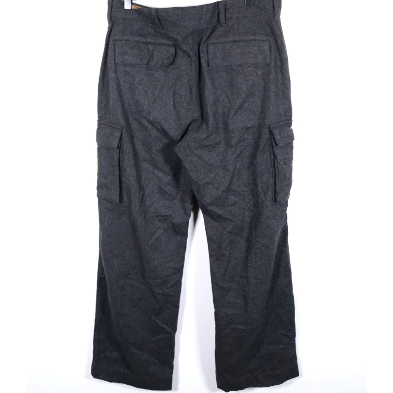 Banana Republic VINTAGE Banana Republic Wool Cargo Pants Mens 35 x 32 Charcoal Gray Dawson Lined Gorp Size US 35 - 2 Thumbnail