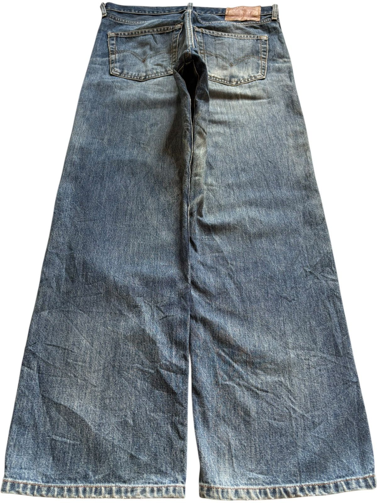 Levi's × Levi's Vintage Clothing Vintage 90s Levis 598 Mud Wash Distressed Loose Baggy Jeans Size US 32 / EU 48 - 2 Thumbnail
