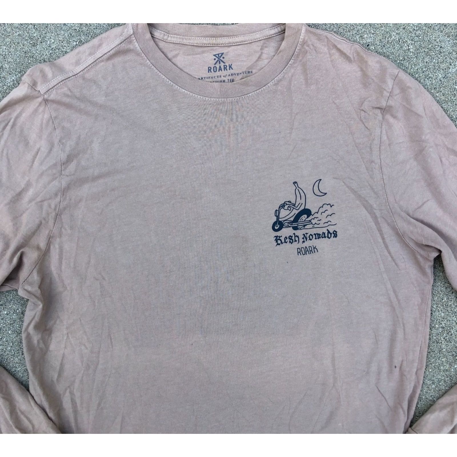 Roark ROARK Kesh Nomads Morocco Shirt Men Long Sleeve Crew Top Beige Medium Size US M / EU 48-50 / 2 - 5 Thumbnail