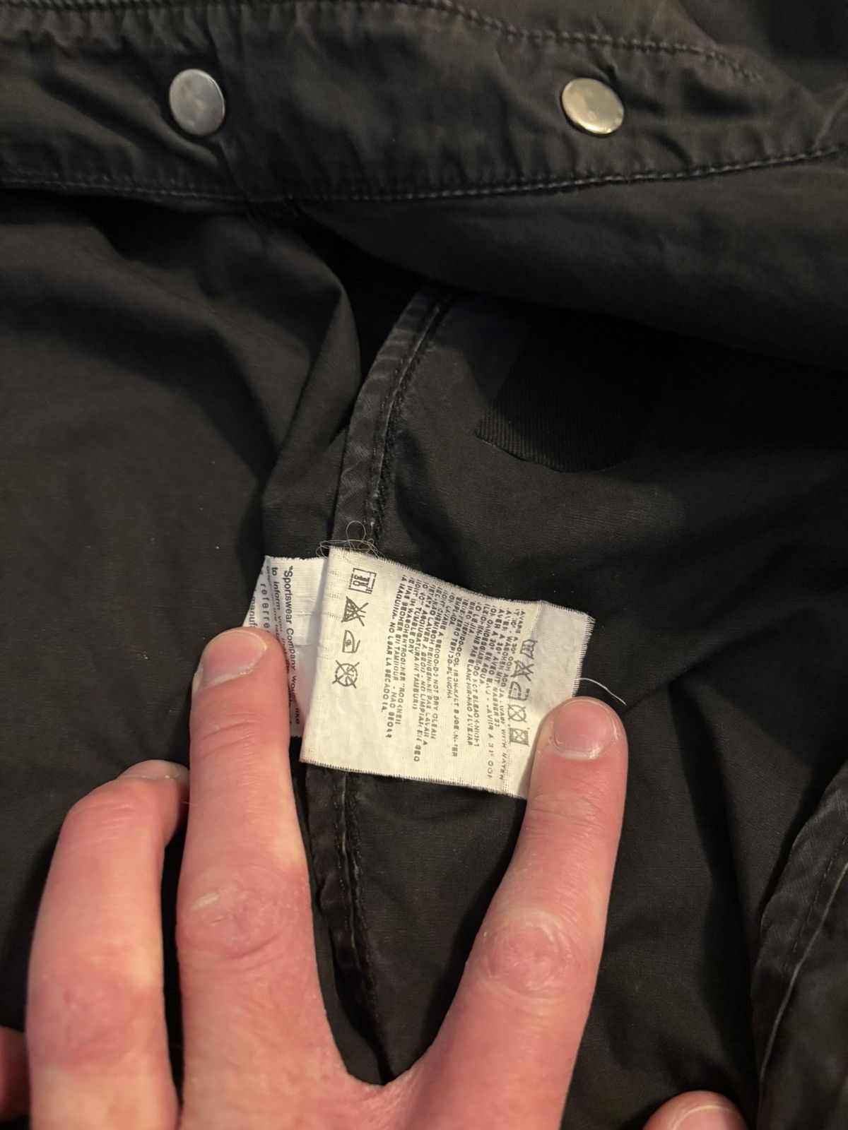 C.P. Company CP Company Baruffaldi Hooded Goggle Jacket Black Grey Size US S / EU 44-46 / 1 - 8 Thumbnail
