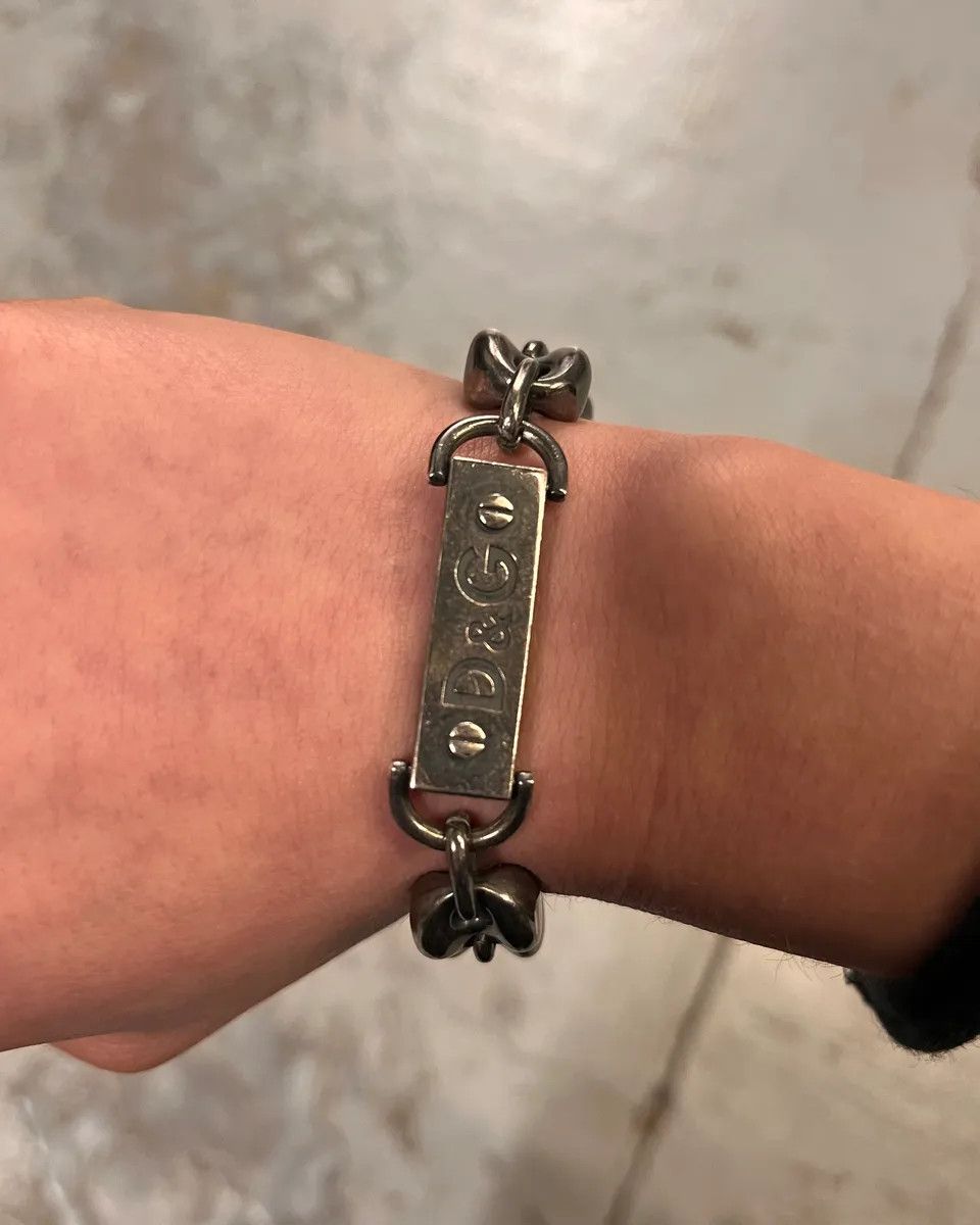 Dolce & Gabbana 2000s Dolce & Gabbana Coffee Bean Steel Bracelet Size ONE SIZE - 3 Thumbnail