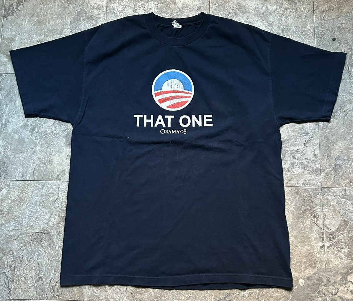 Vintage OBAMA TEE Size US L / EU 52-54 / 3 - 1 Thumbnail