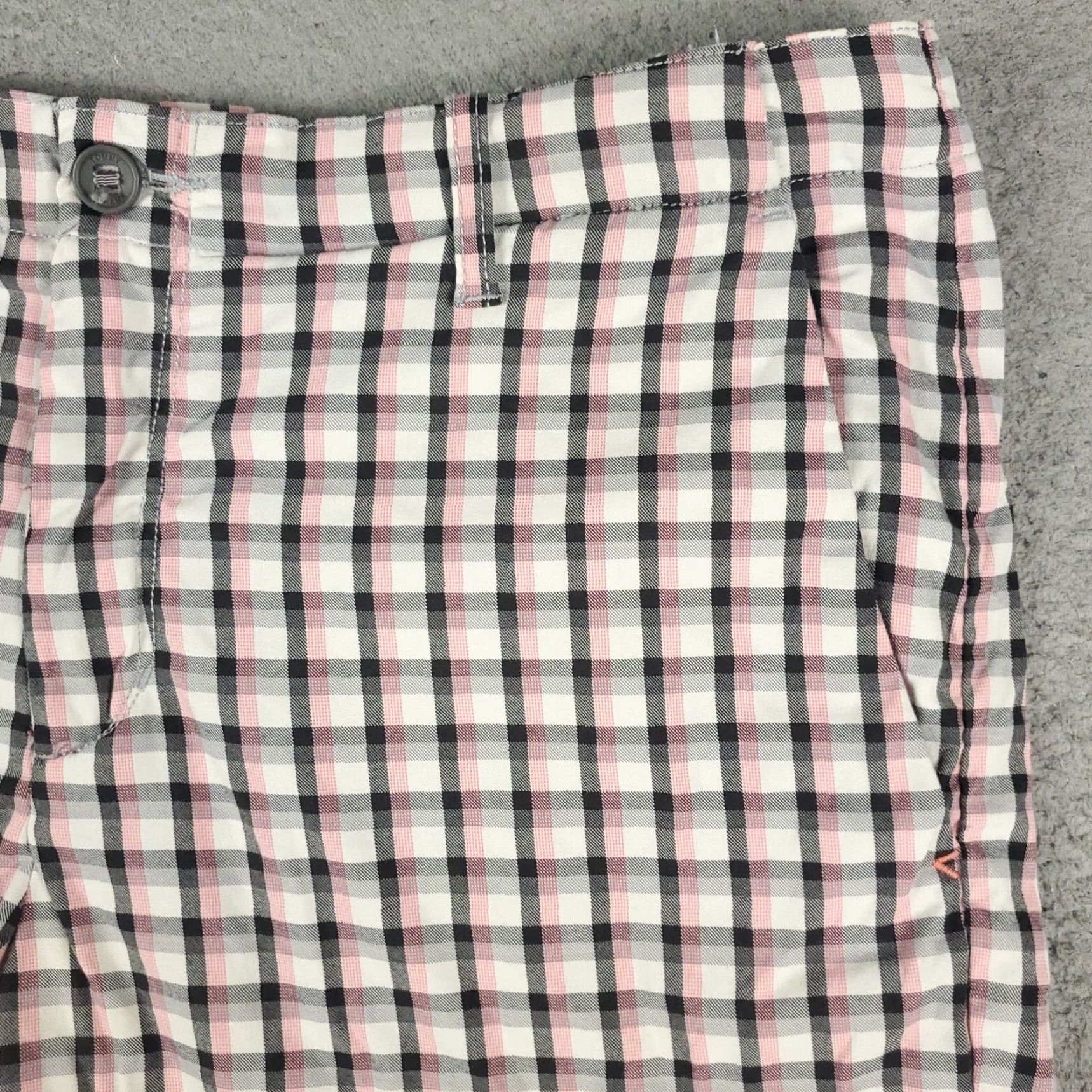 Tommy Bahama VINTAGE Tommy Bahama Shorts Men Size 35 Cotton Blend Plaid Flat Front Casual Chino Size US 35 - 3 Thumbnail