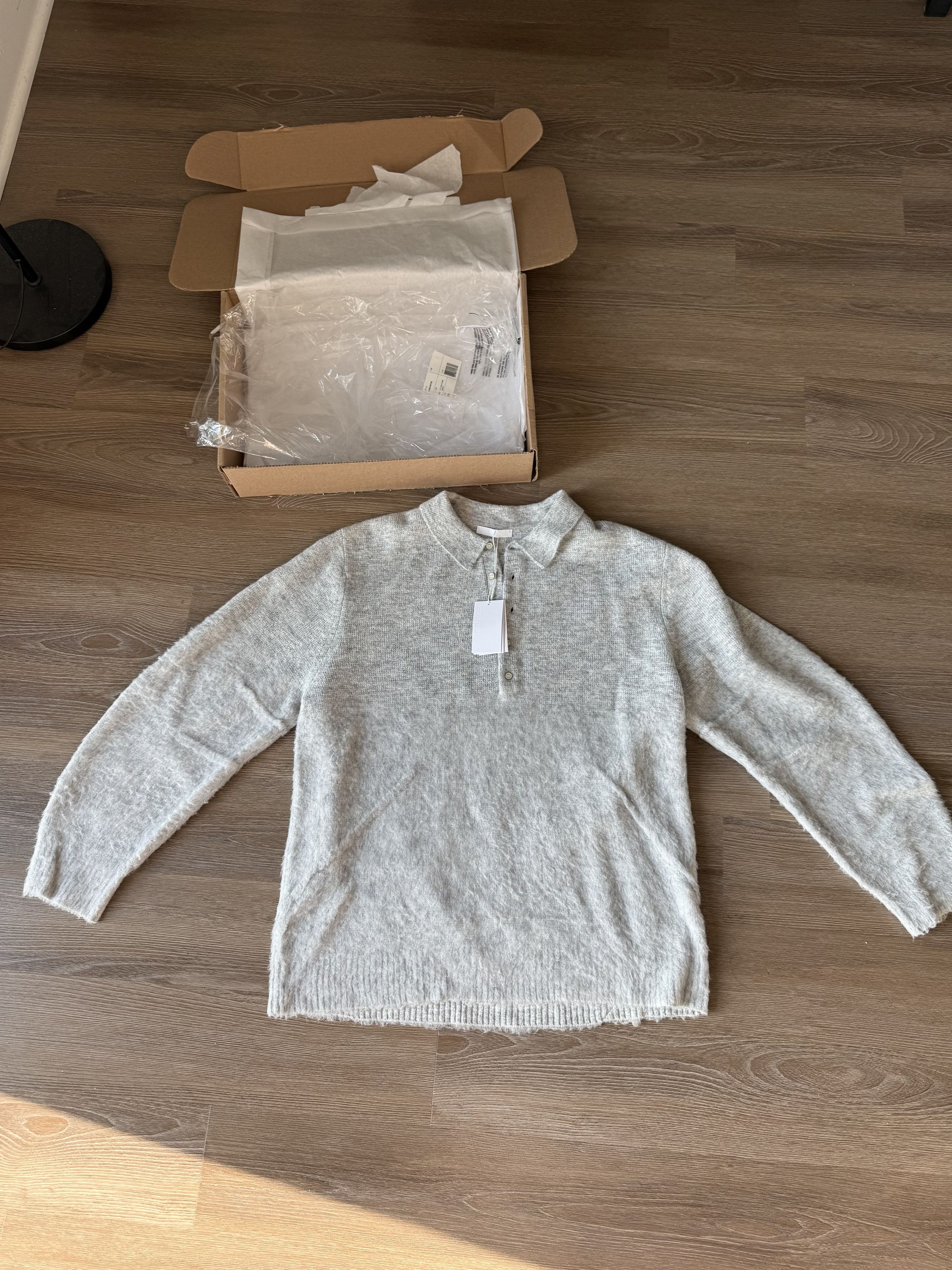 Helmut Lang Helmut Lang Apex Brushed Polo Sweater Size US XXL / EU 58 / 5 - 2 Thumbnail