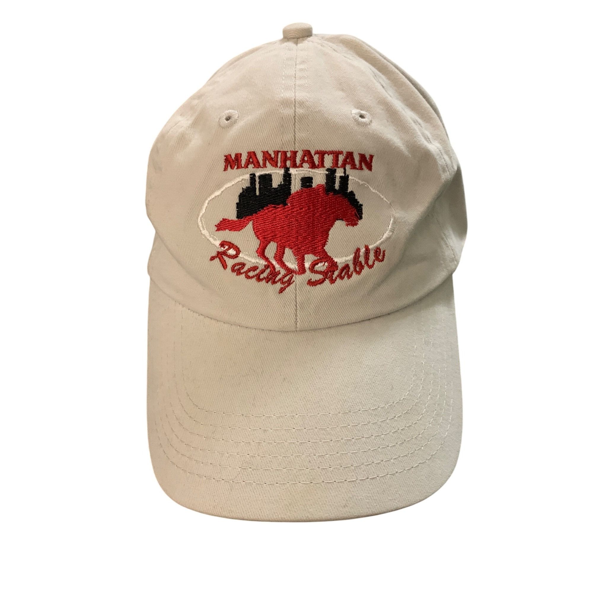 Other 19. Baseball Cap Manhattan Racing Stable Horse Jockey Embro Size ONE SIZE - 1 Thumbnail