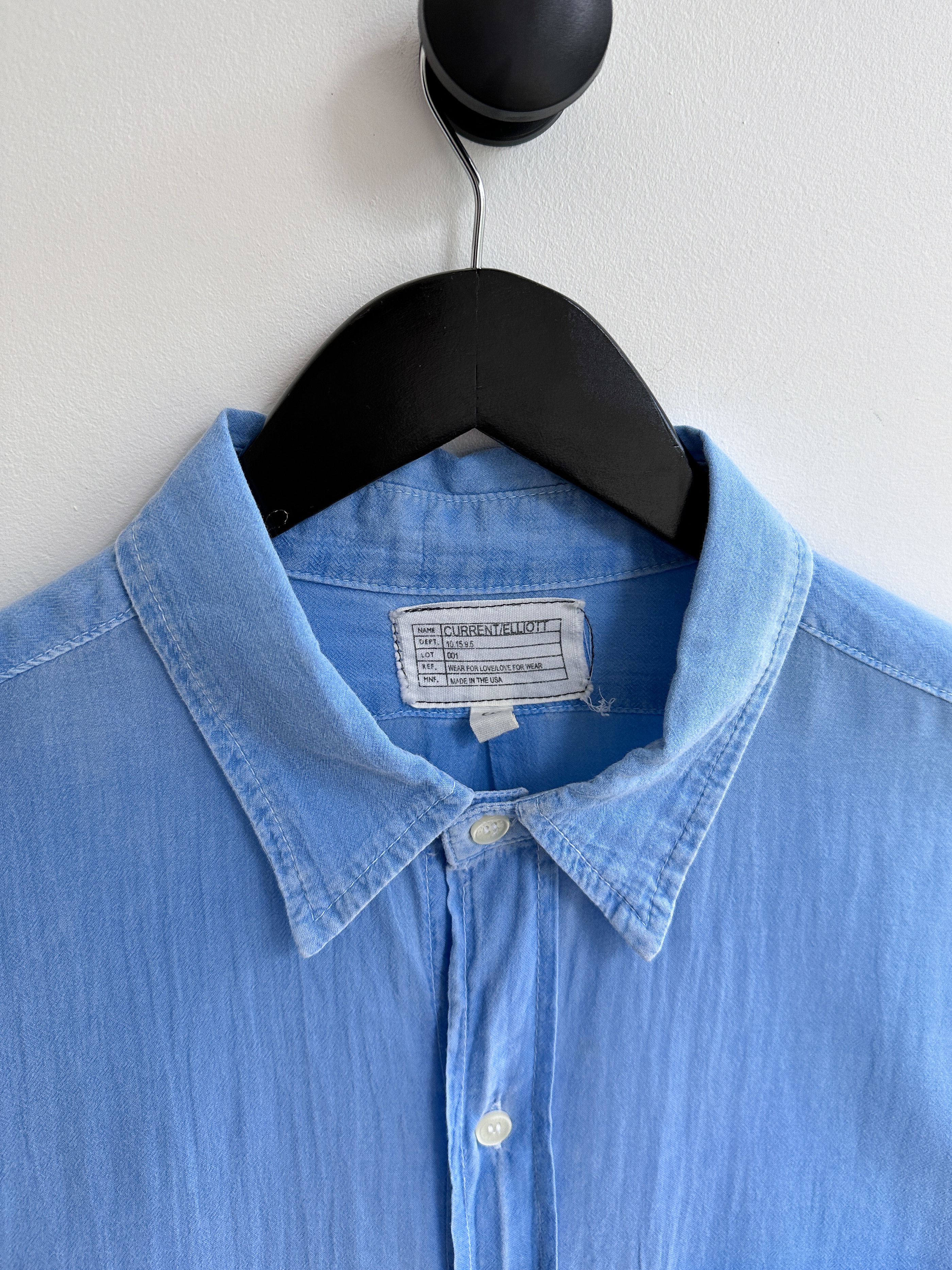 Current/Elliot Current Elliott Blue Shirt Size US L / EU 52-54 / 3 - 8 Thumbnail