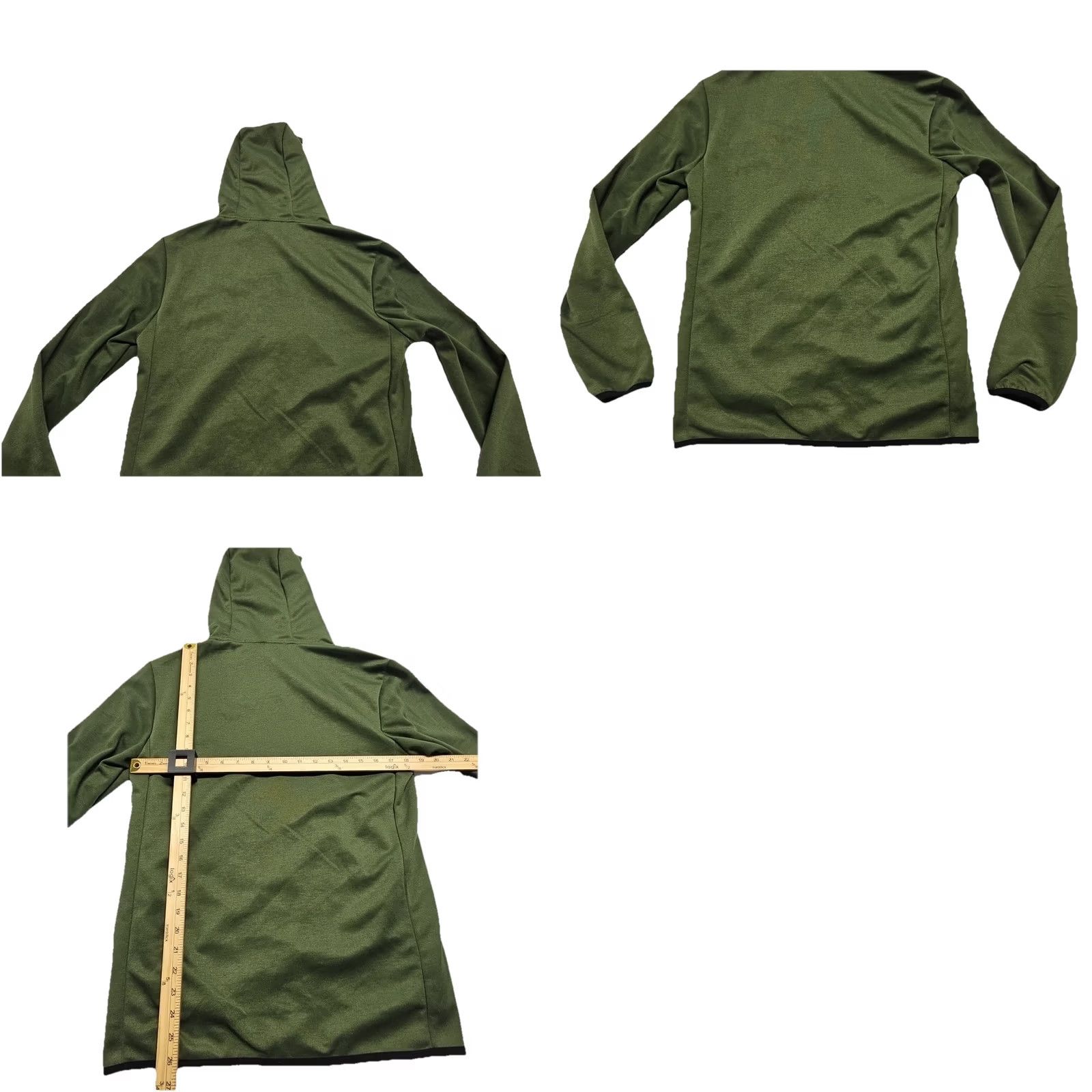 Nike Nike Sportswear Full Zip Hoodie Mens S Green Swoosh Hooded Jacket Size US S / EU 44-46 / 1 - 8 Thumbnail