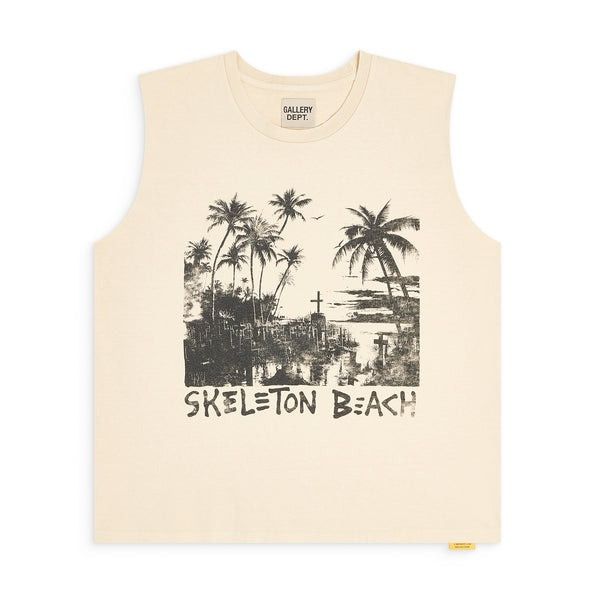 Gallery Dept. o1mle0226 Day Night Sleeveless Tee in White Size US XS / EU 42 / 0 - 1 Thumbnail