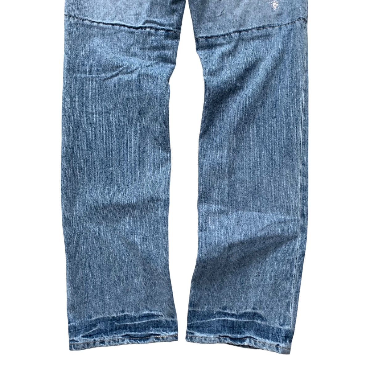 PPFM Rare PPFM Japanese Double Waist Studded Punk Denim Jeans Size US 31 - 10 Thumbnail