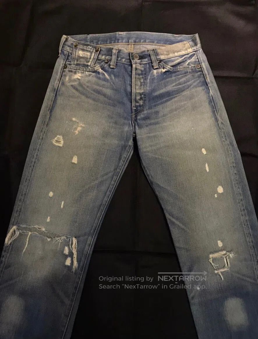 Levi's Vintage Clothing levis lvc 66501-0073 jeans with red ear. Size US 31 - 2 Thumbnail