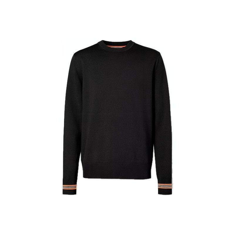 Burberry Burberry Wool Knit Sweater with Signature Stripes 0079 Size US M / EU 48-50 / 2 - 1 Thumbnail