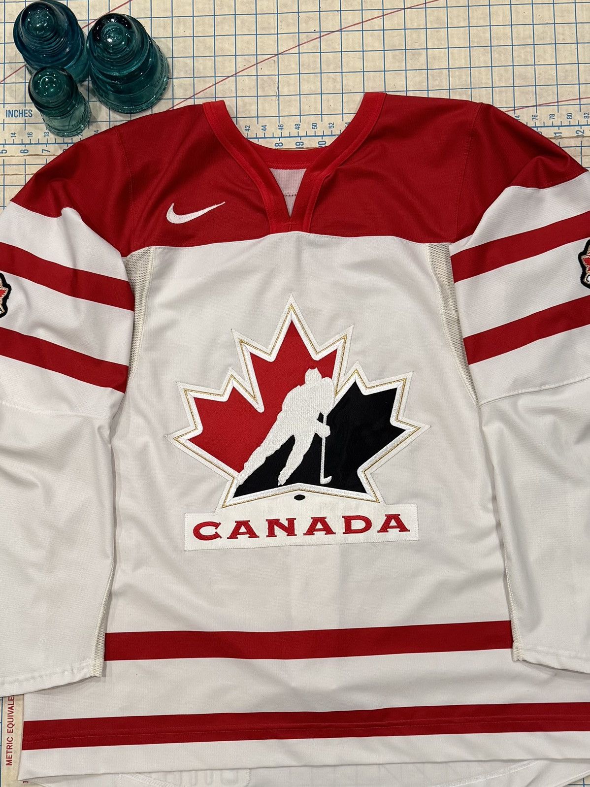 Nike Nike Hockey Canada IIHF Jersey With Fight Strap Size 56 Mens Size US XL / EU 56 / 4 - 3 Thumbnail