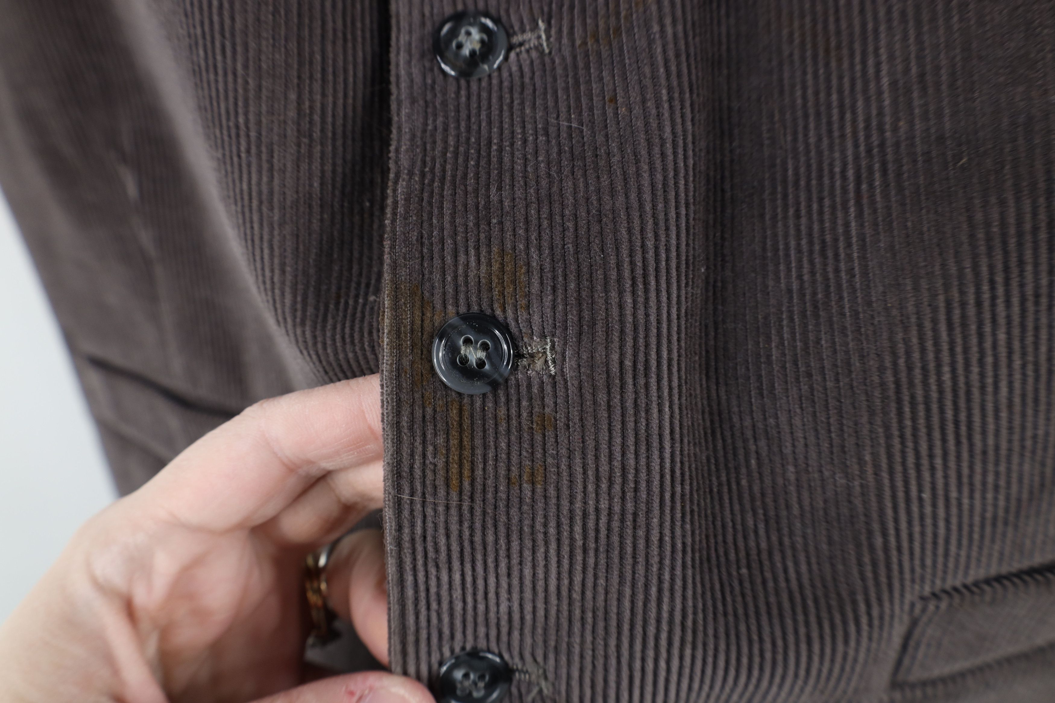 Vintage Vintage 70s Streetwear Buckle Corduroy Suit Vest Jacket USA Size US M / EU 48-50 / 2 - 4 Thumbnail