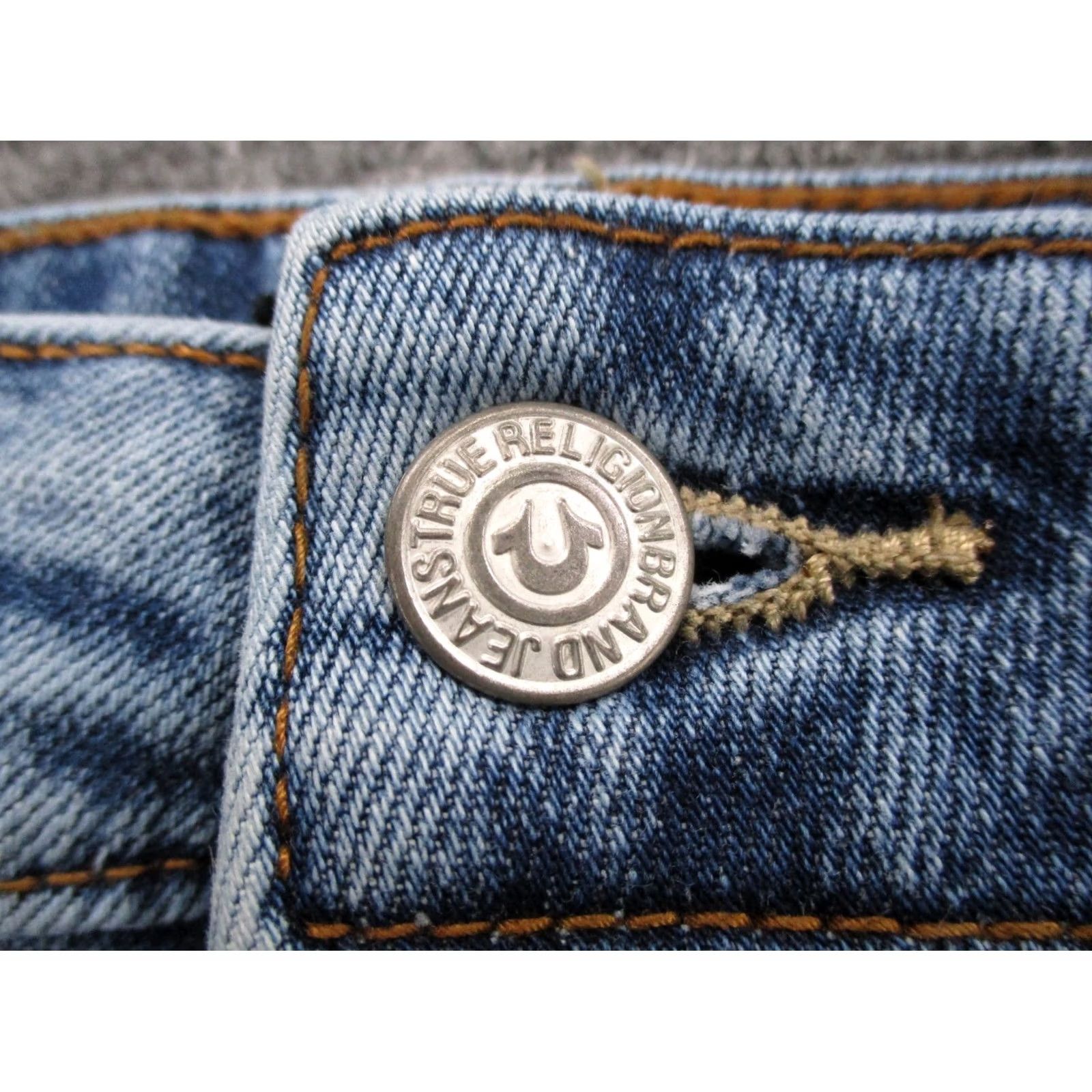 True Religion True Religion Jeans Womens 27 Blue Denim Colette Slim Straight Casual Distressed Jeans Womens 27 Pink USA 5-Pocket Mens Women Girls Size 27" / US 4 / IT 40 - 7 Thumbnail