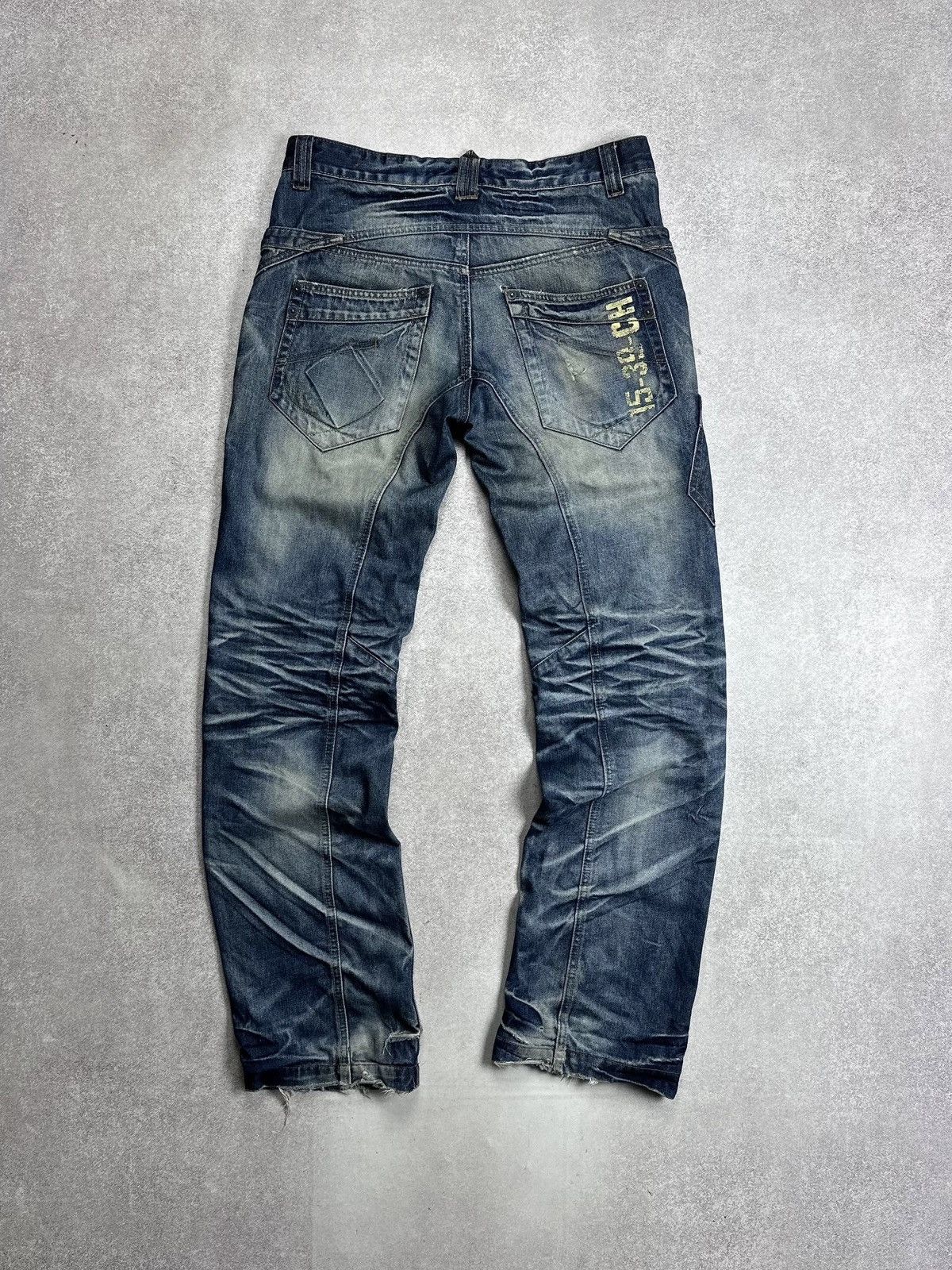 Vintage Vintage Hedi Slimane Style Grunge Y2K Baggy Jeans 34 Size US 34 / EU 50 - 3 Thumbnail