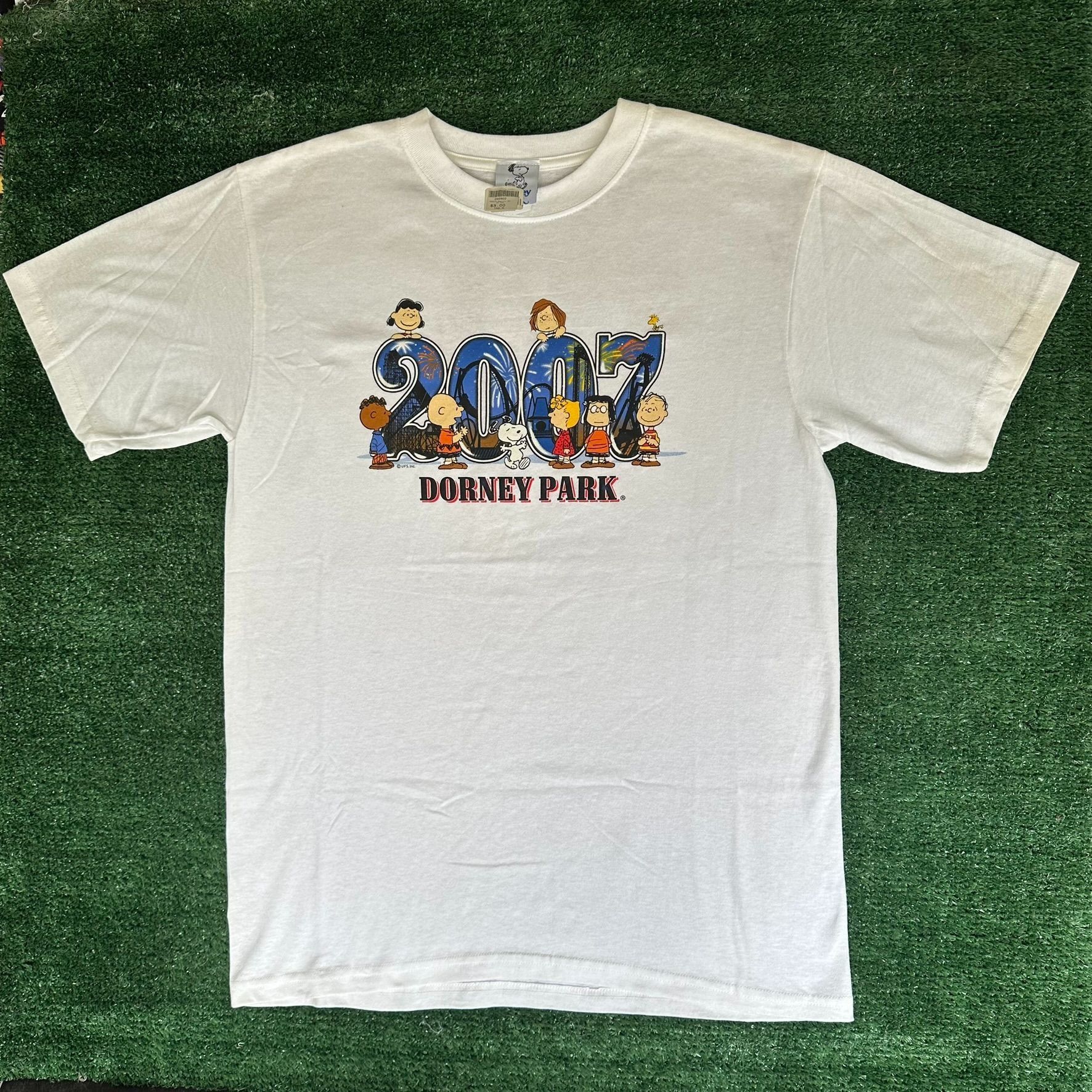 Vintage Vintage Y2K Peanuts Charlie Brown T-Shirt Snoopy Dorney Park Size US M / EU 48-50 / 2 - 1 Thumbnail